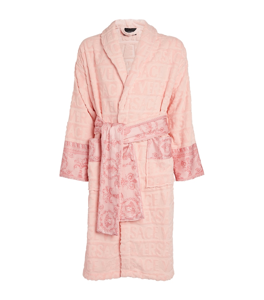 Versace Baroque Bath Robe Pnk/pnk Image 1