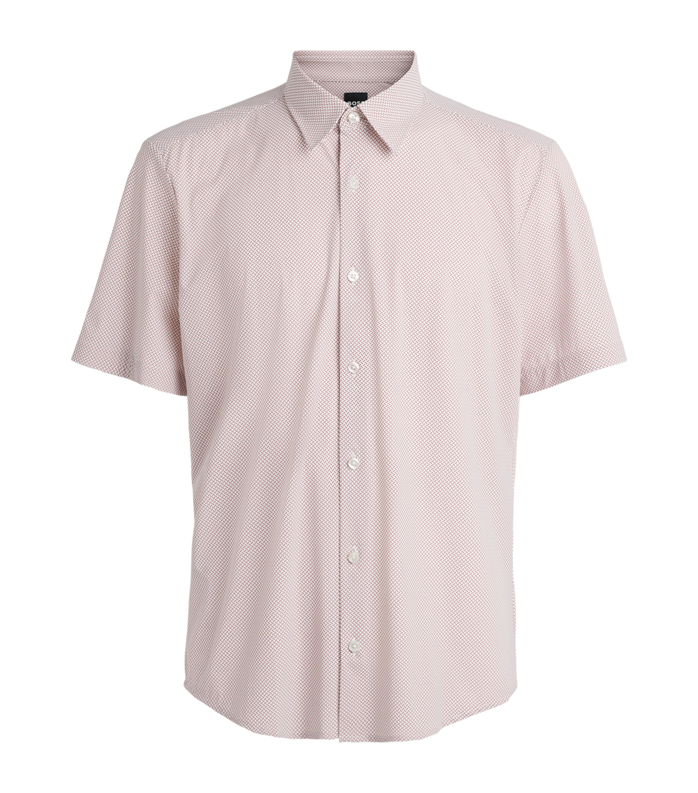 BOSS Mens Slim Liam Shirt Light/pastel Pink Image 1