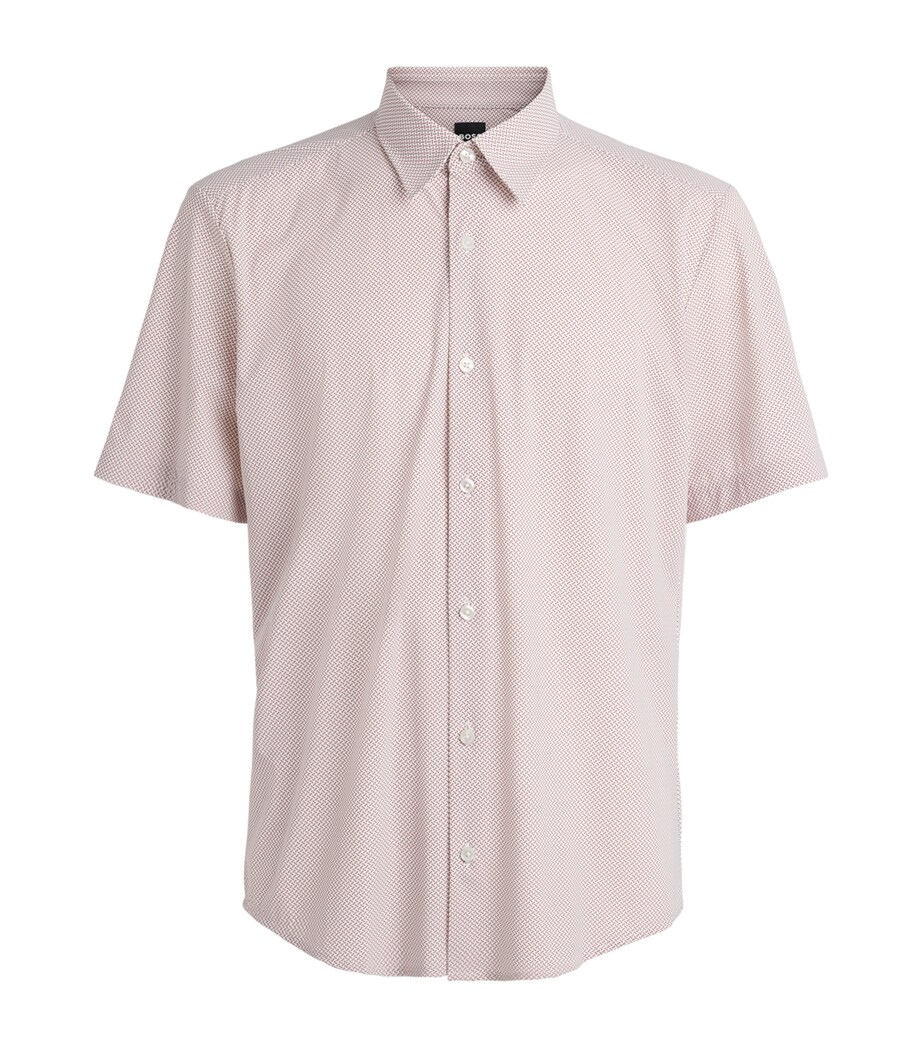 BOSS Mens Slim Liam Shirt Light/pastel Pink Image 1