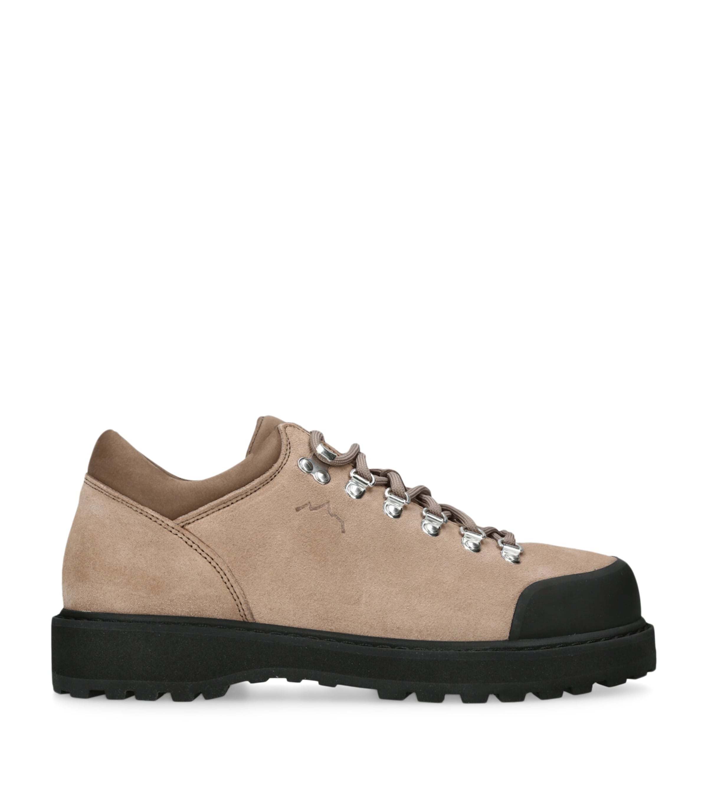 Diemme Suede Cornaro Low-Top Boots Taupe Image 1