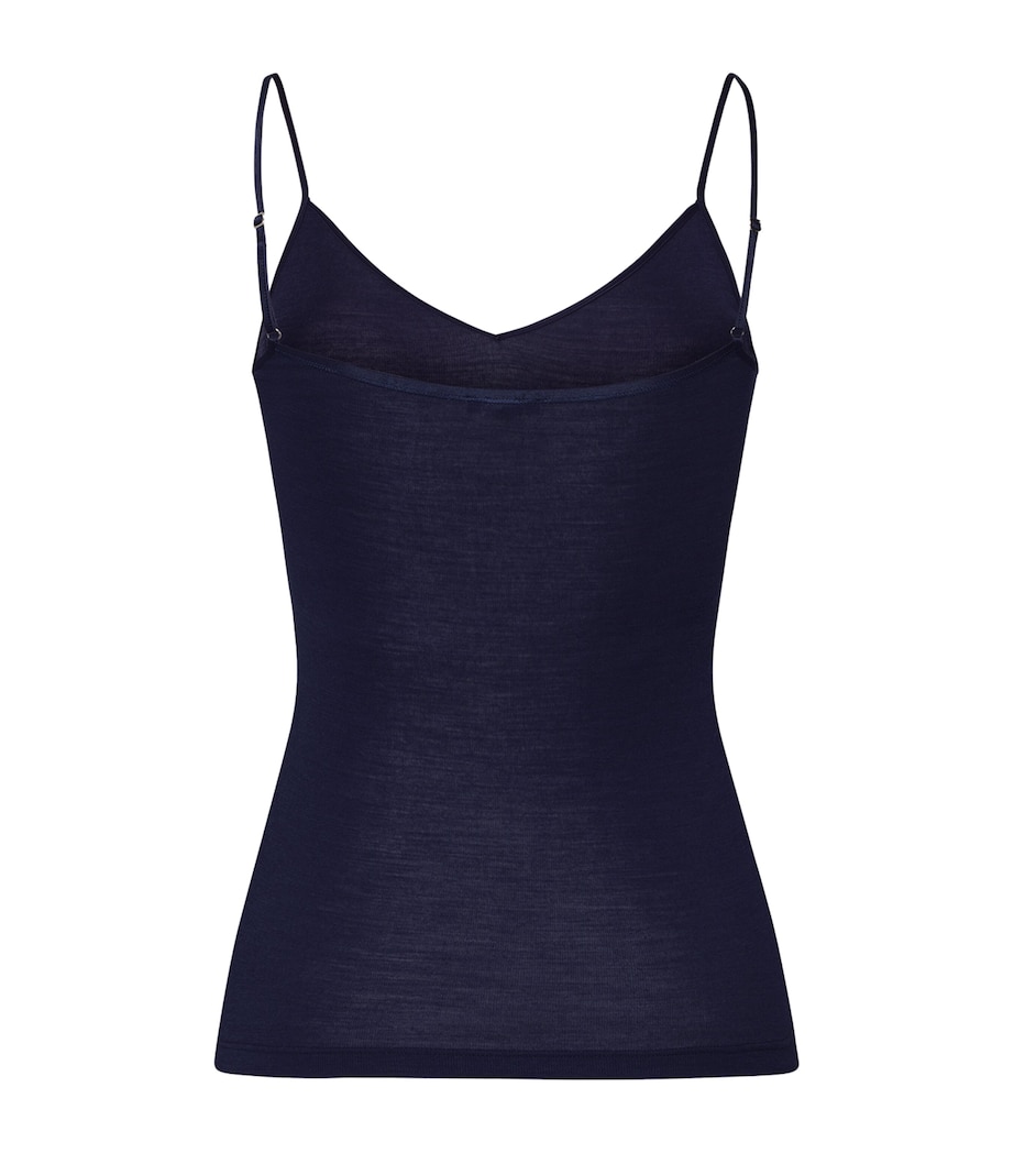 Woolen Silk Camisole NIGHT BLUE Image 2