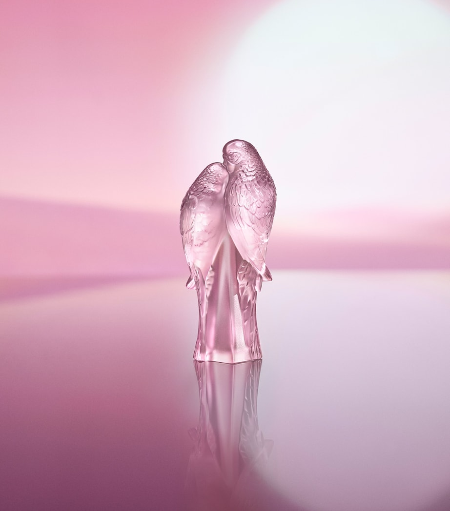 Rose Nebula Two Parakeets Sculpture INCOLORE Image 2