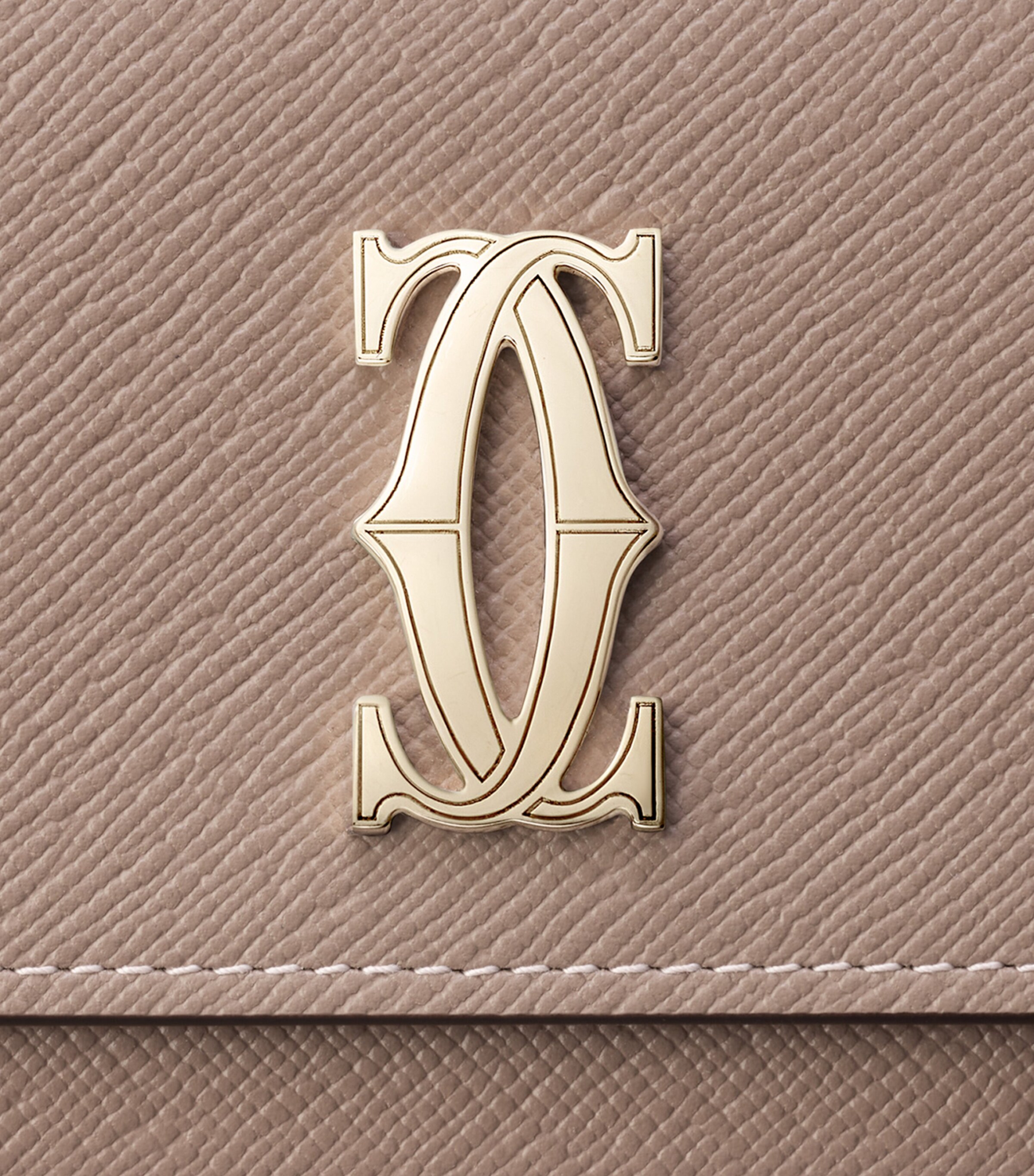 Leather C de Cartier International Wallet BEIGE Image 4