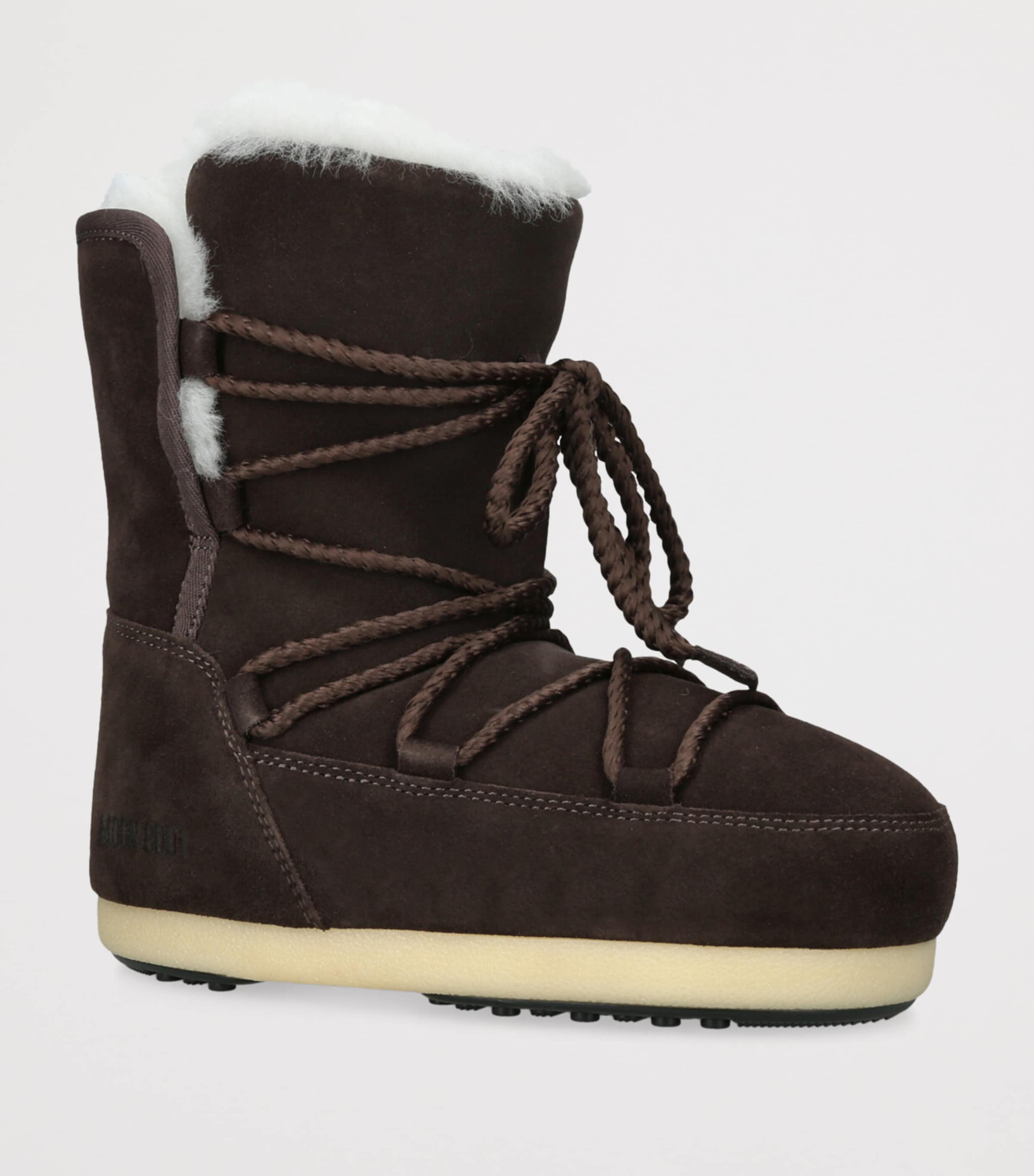 Suede EVX Ankle Boots DARK BROWN Image 3