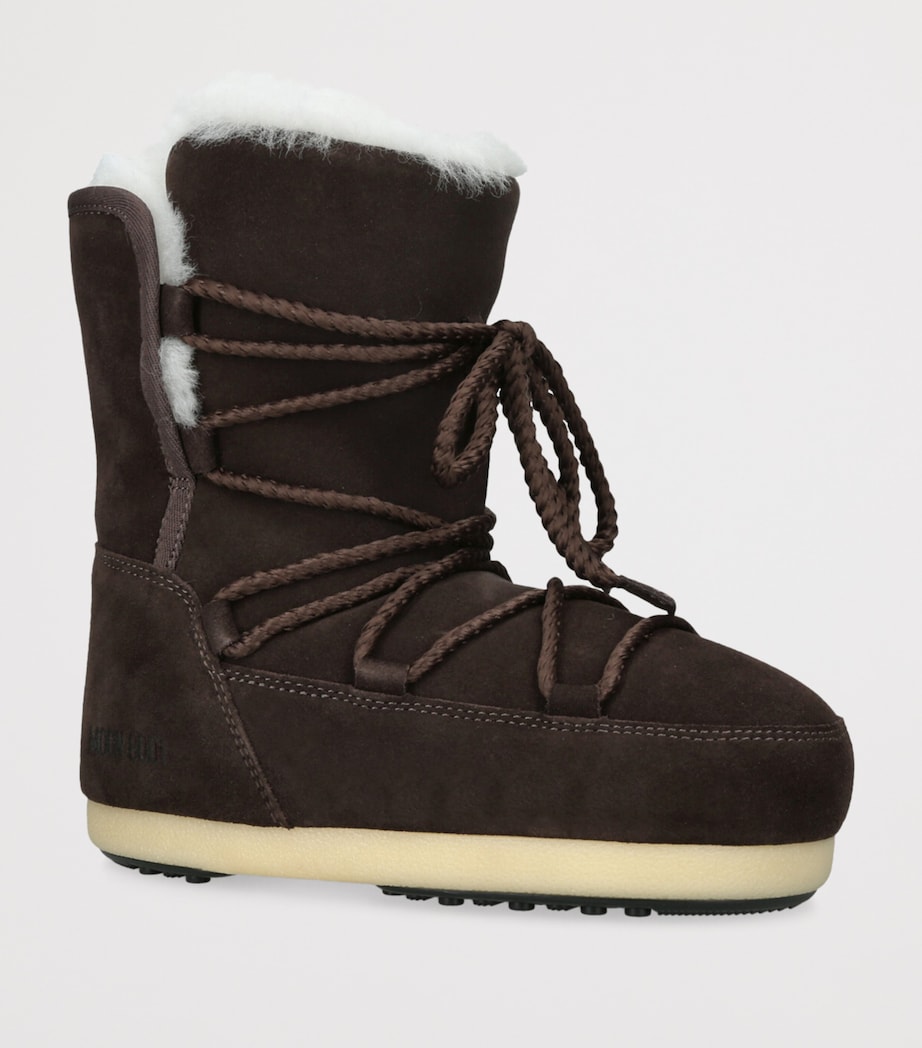 Suede EVX Ankle Boots DARK BROWN Image 3