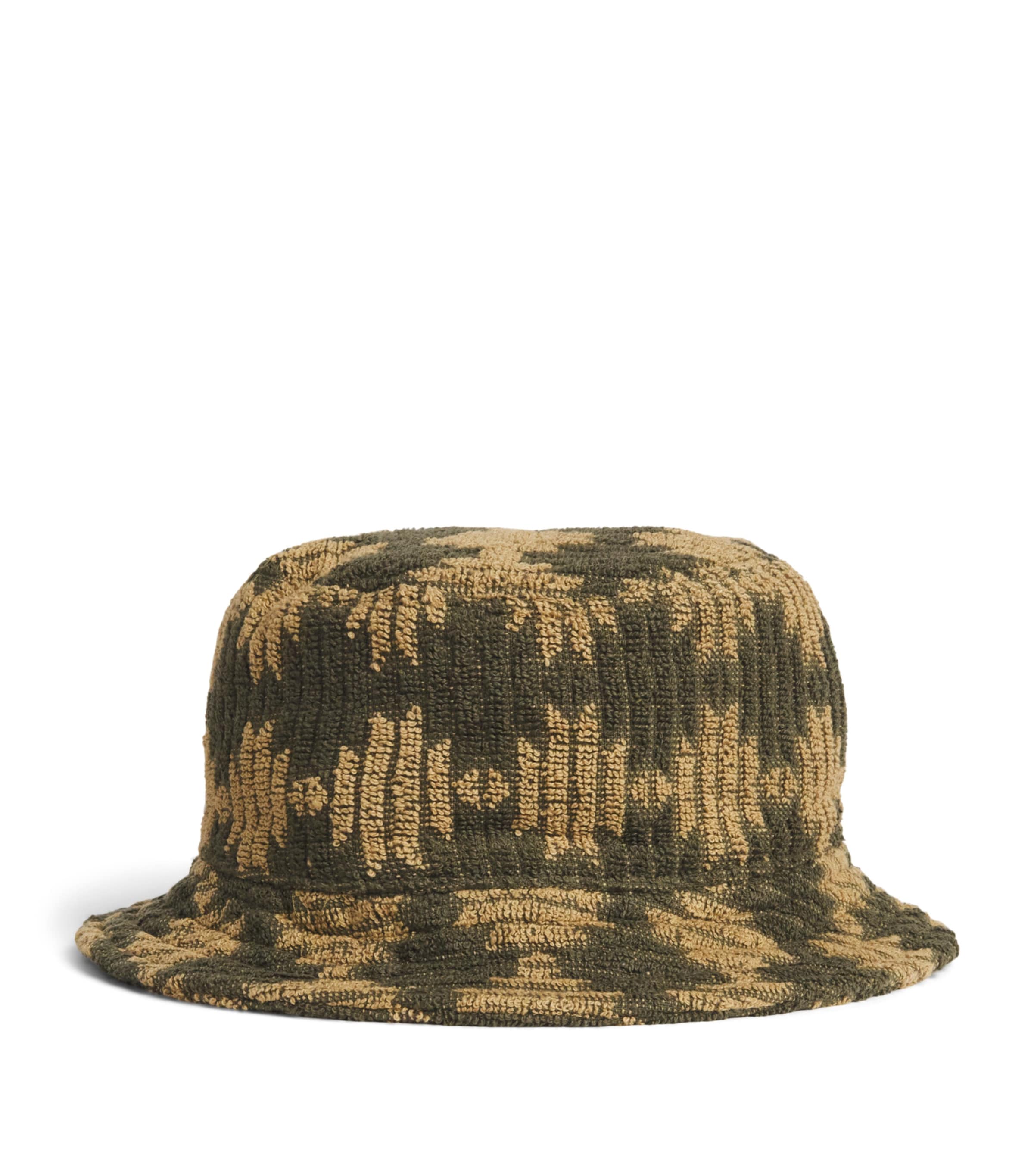 OAS Terry Forti Dune Bucket Hat Dk Green Image 1