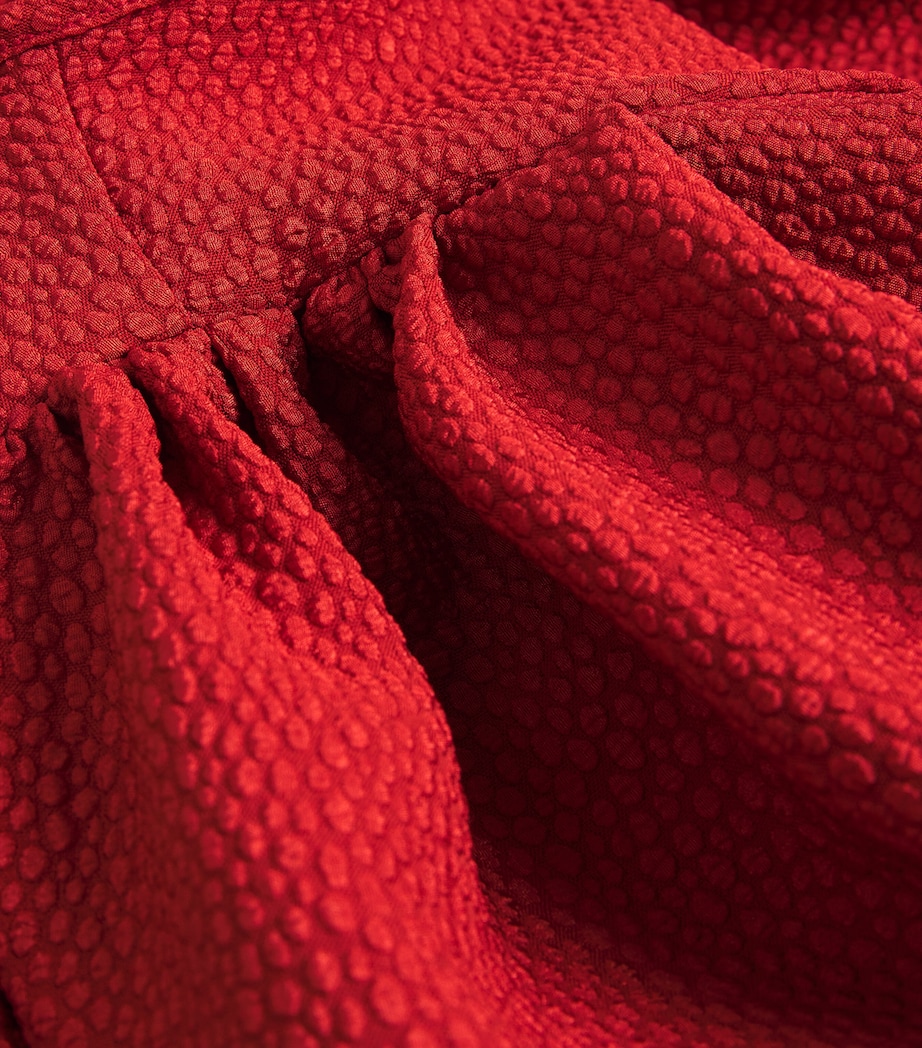 Blouson-Sleeve Warrior Blouse CARMINE Image 5