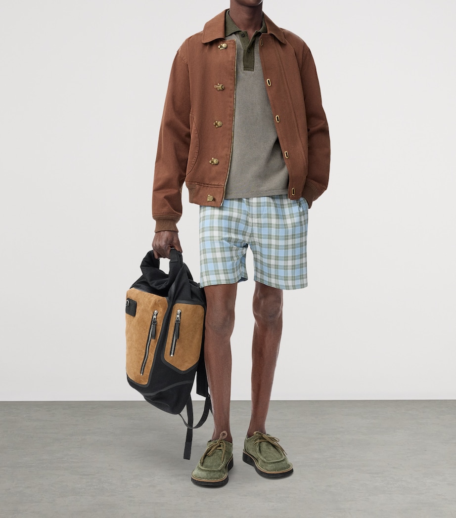 Cotton Anagram Polo Shirt KHAKI GREEN Image 2