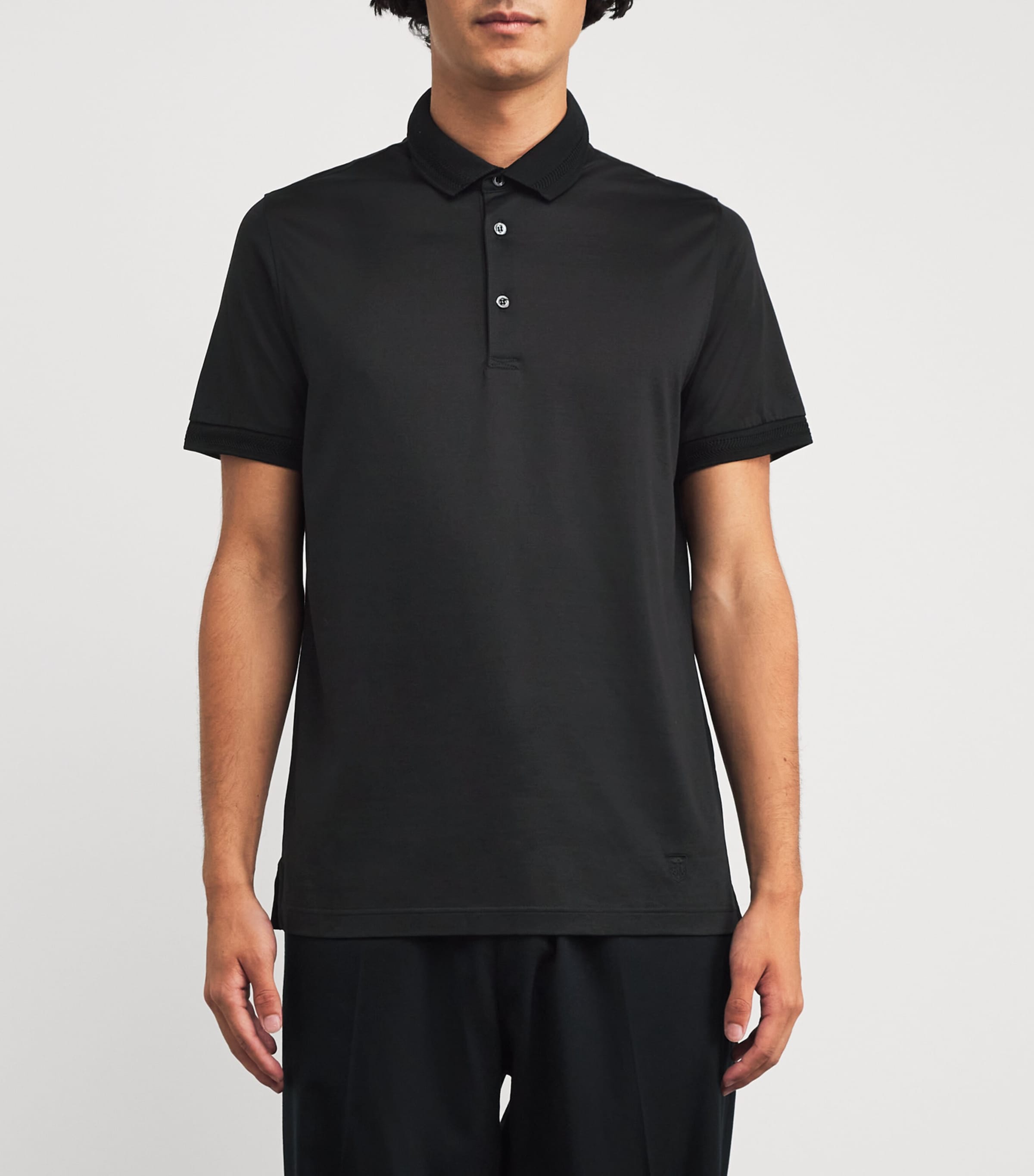 Cotton Jersey Polo Shirt 4L.5 VICUNA 4L25/26 Image 3