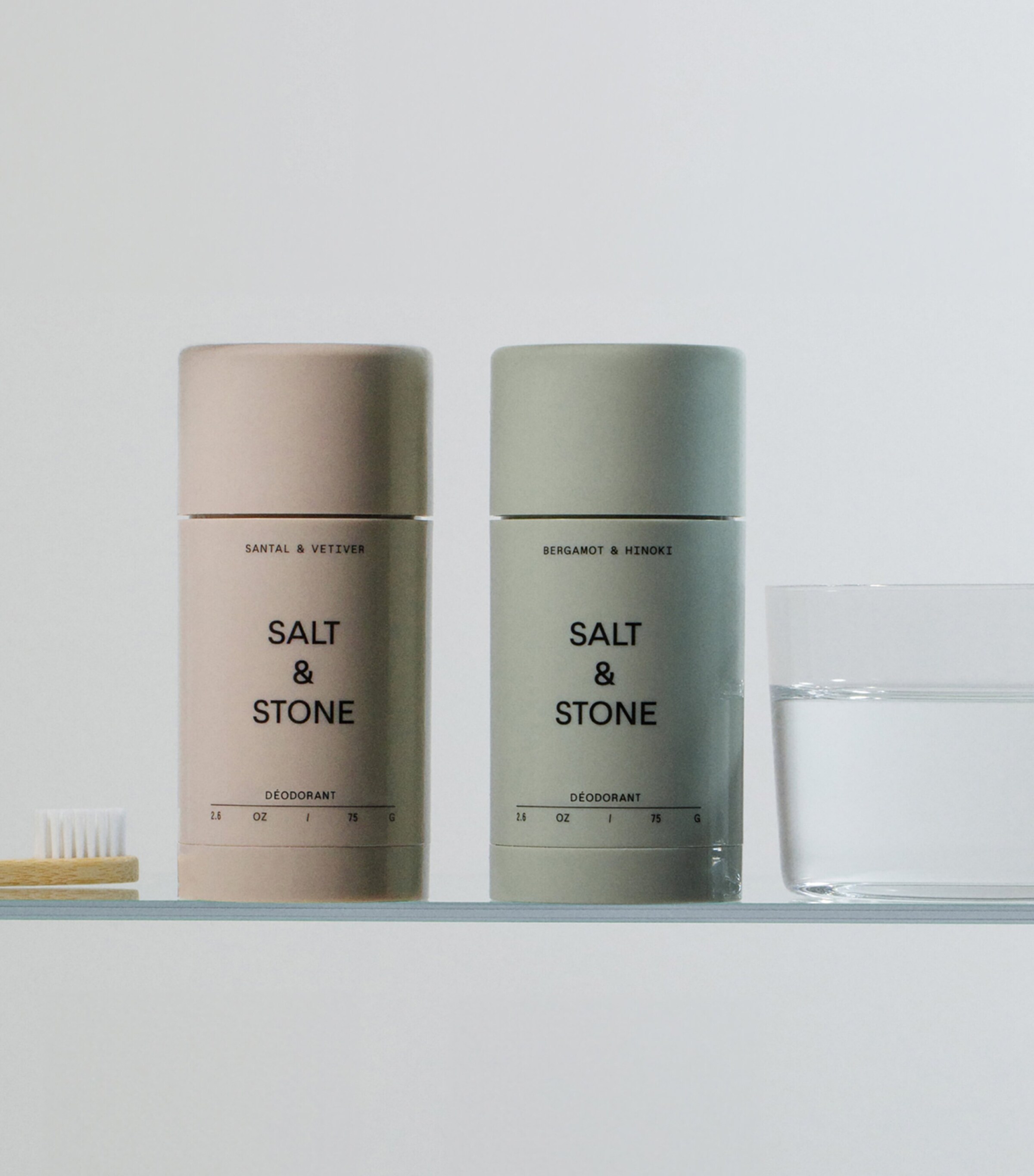 Salt & Stone Santal & Vetiver Deodorant & Bergamot & Hinoki Deodorant Duo Image 2