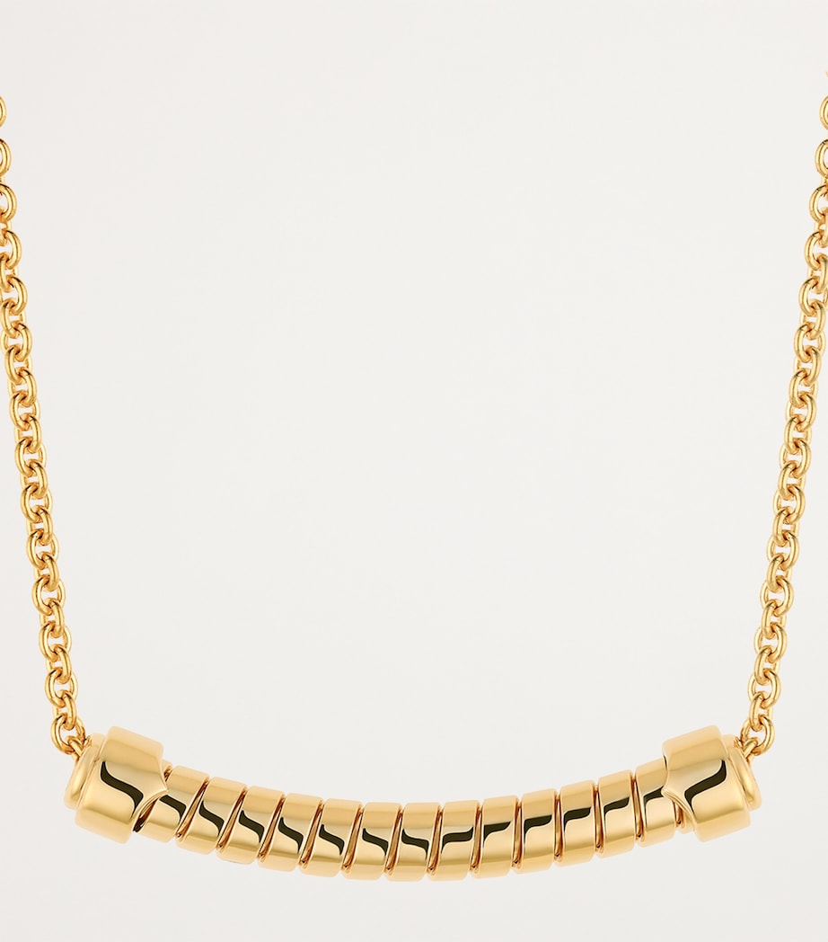 Yellow Gold Tubogas Chain Necklace YELLOW GOLD Image 5