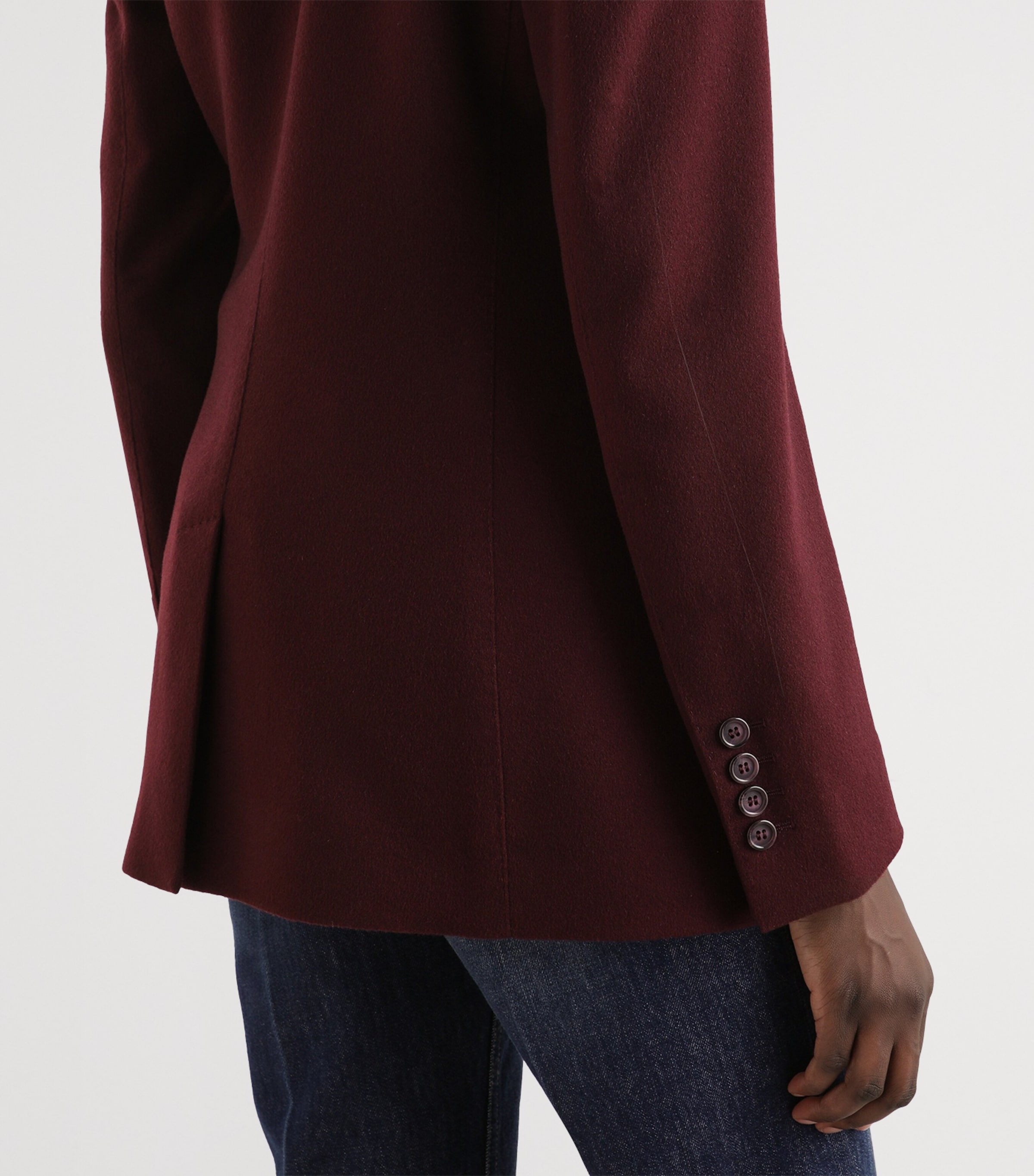 Cashmere Double-Breasted Blazer F0130-VERY Image 5