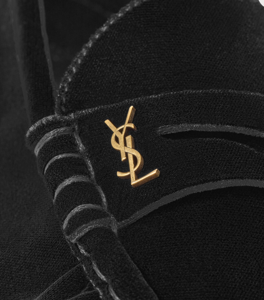 Saint Laurent Velvet Le Loafers Image 4