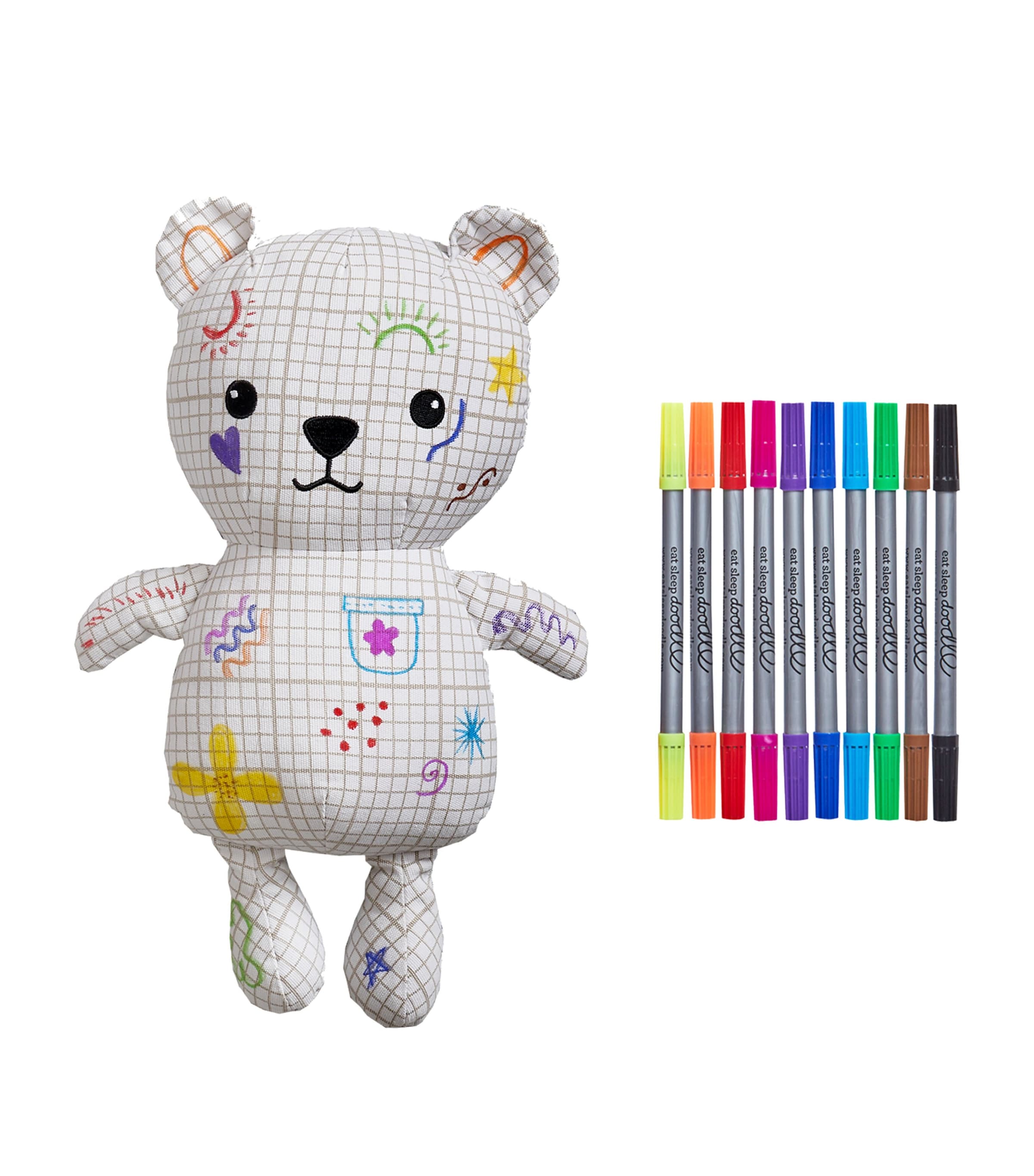 eatsleepdoodle Colour-In and Doodle Artie Bear | Toys | Arts & Crafts | Bears & Soft Toys