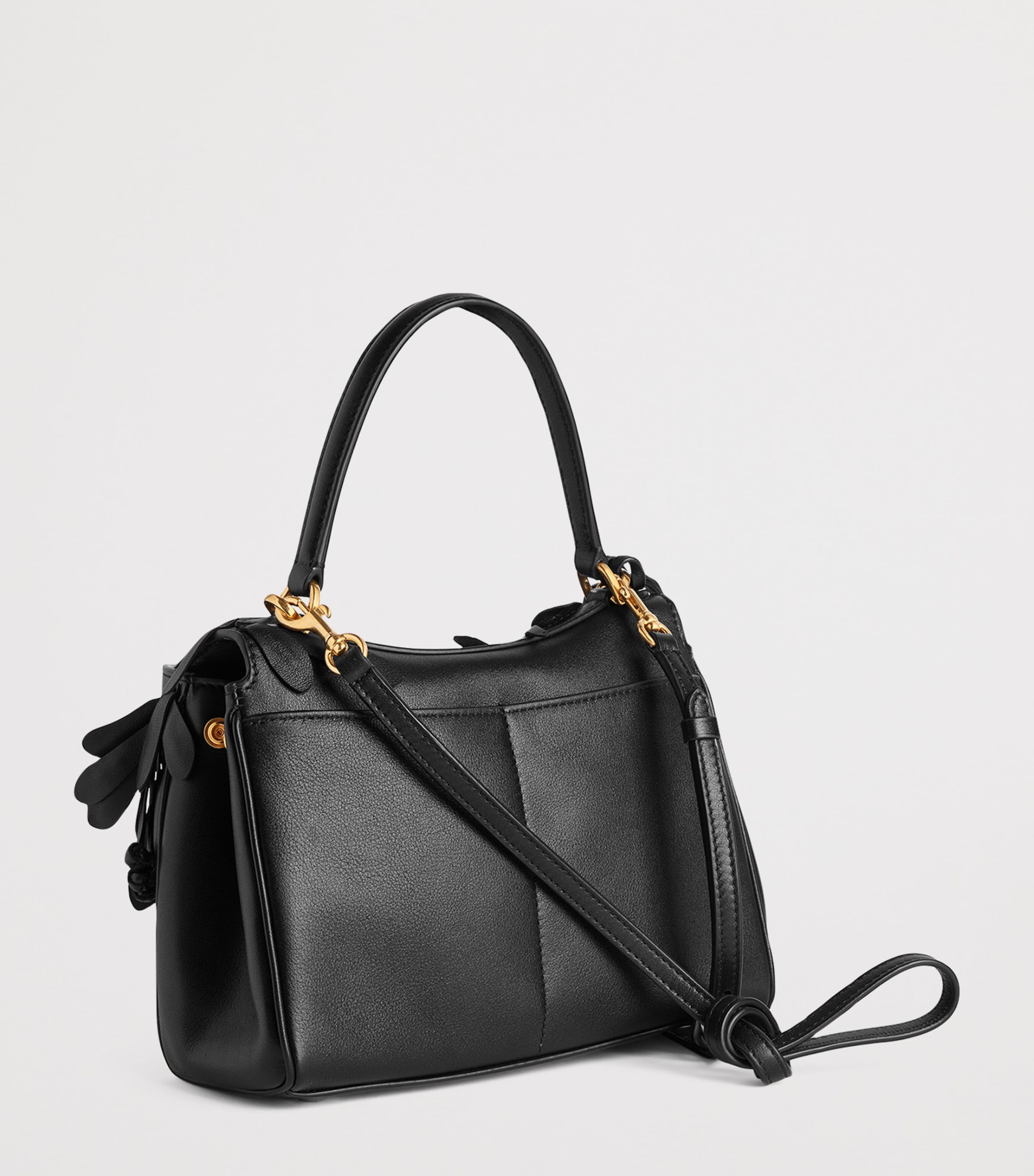 Balenciaga Mini Leather Floral Rodeo Top-Handle Bag Image 4