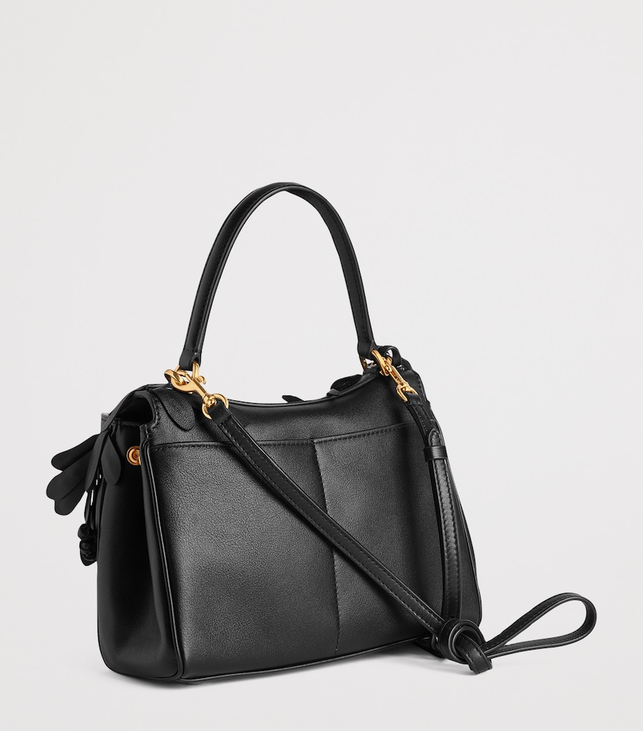 Balenciaga Mini Leather Floral Rodeo Top-Handle Bag Image 4