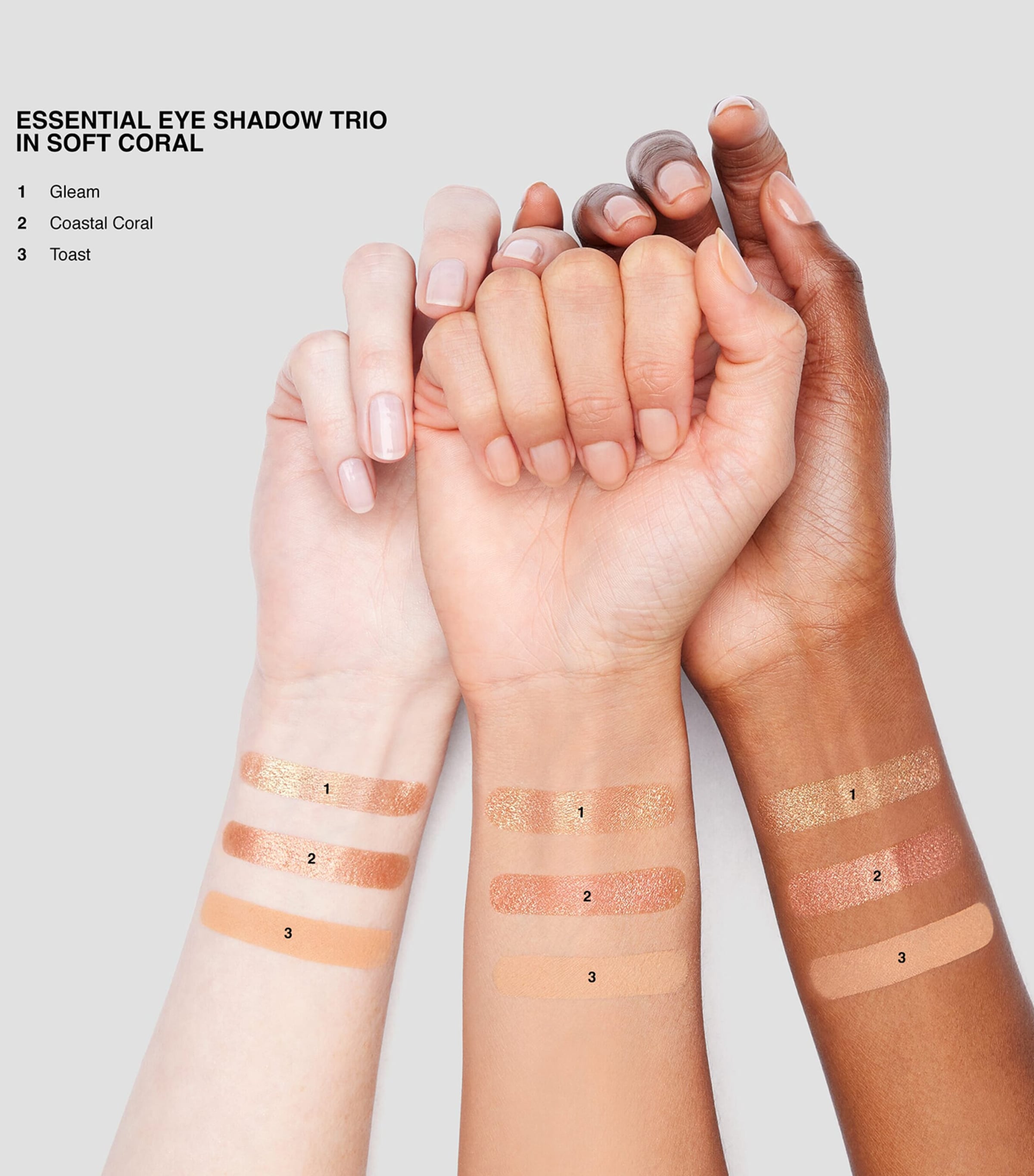 Essential Eyeshadow Trio SOFT CORAL Image 4