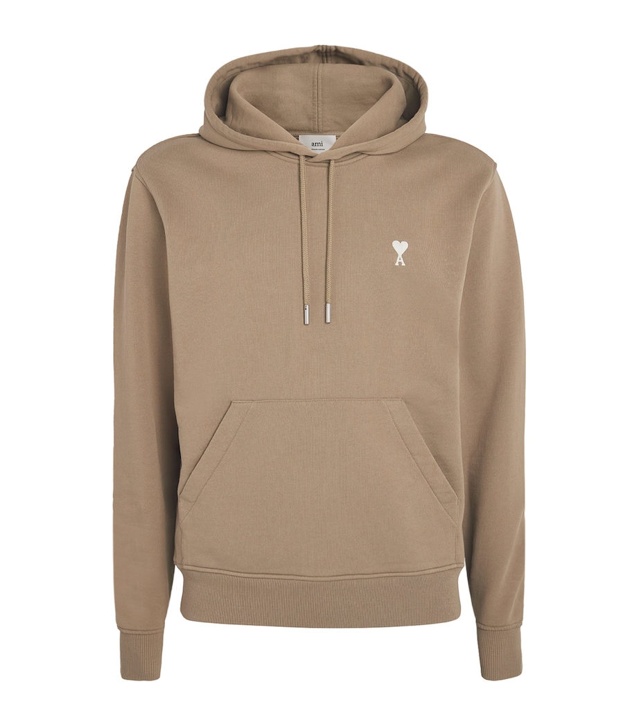 AMI Paris Mens Cotton Ami de Coeur Hoodie Image 1