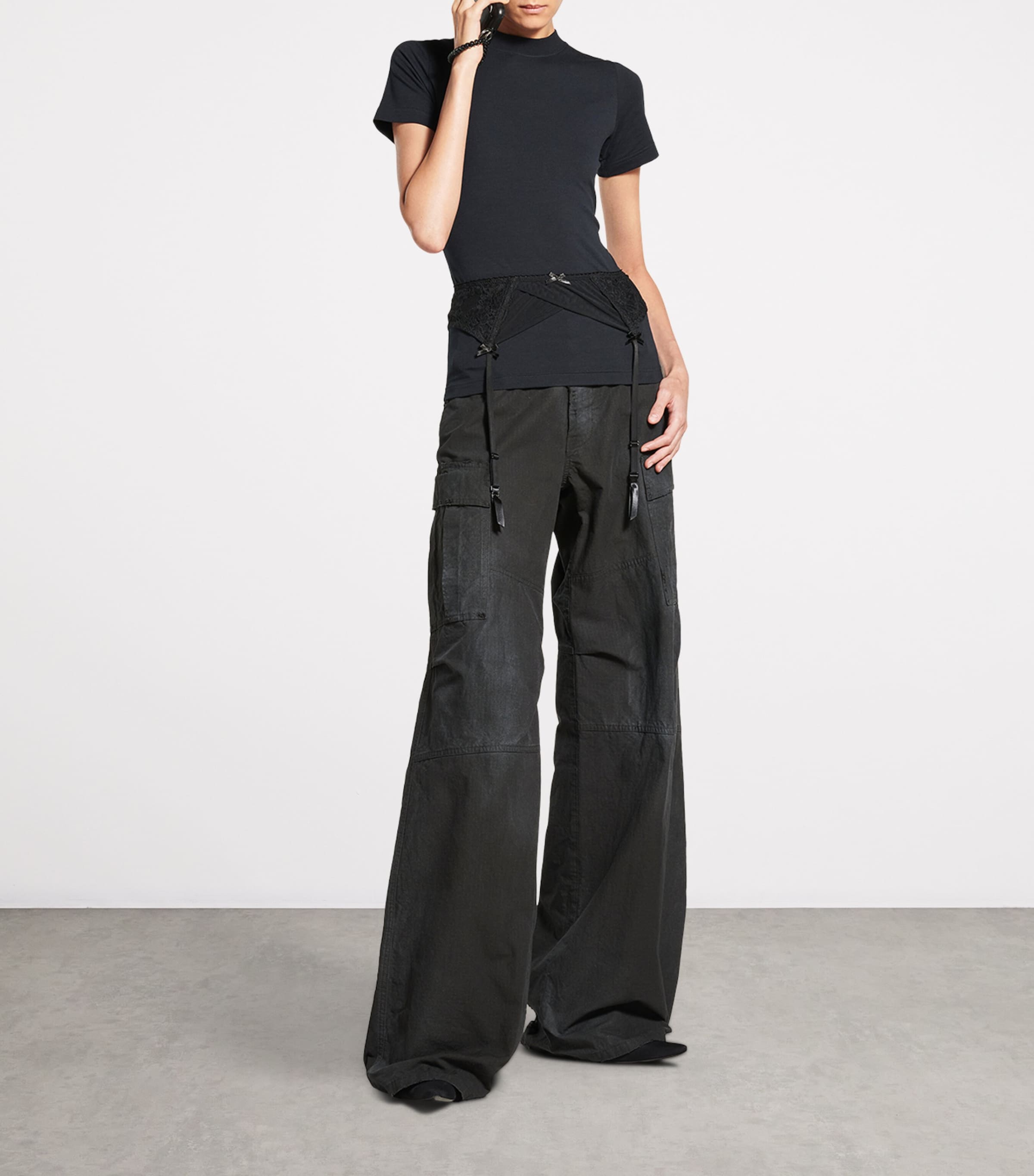 Stretch-Cotton Lingerie T-Shirt 1083 Image 3