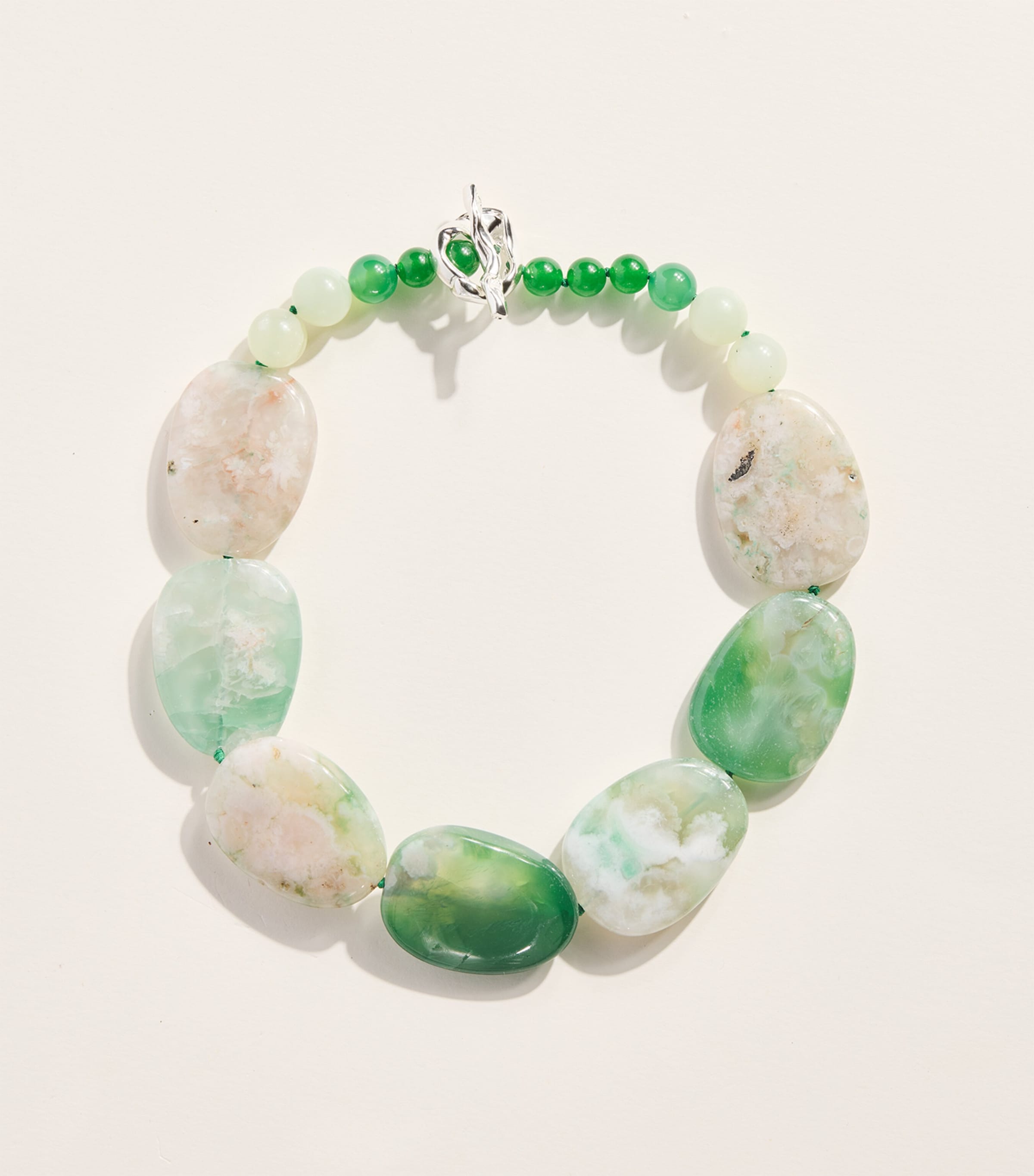 Completedworks Silver Plated Mixed Bead Necklace
