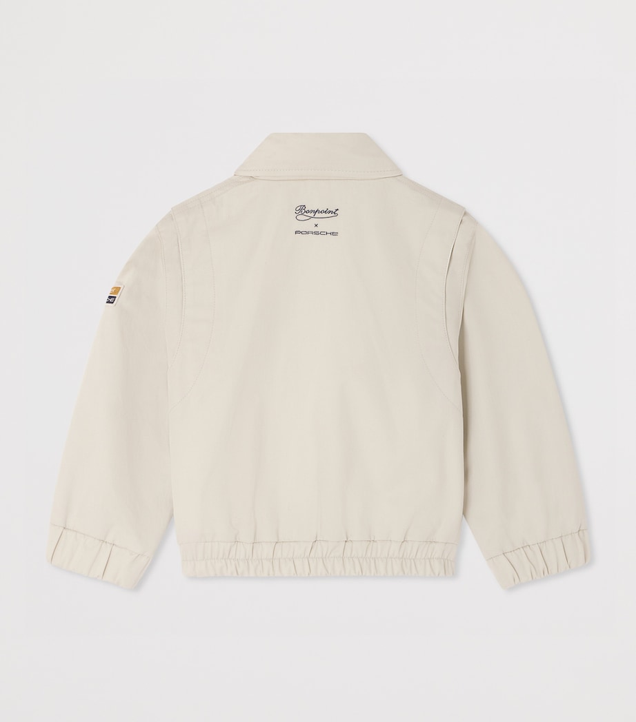 Bonpoint x Porsche BomberJacket (10-14 Years) Craie Image 2