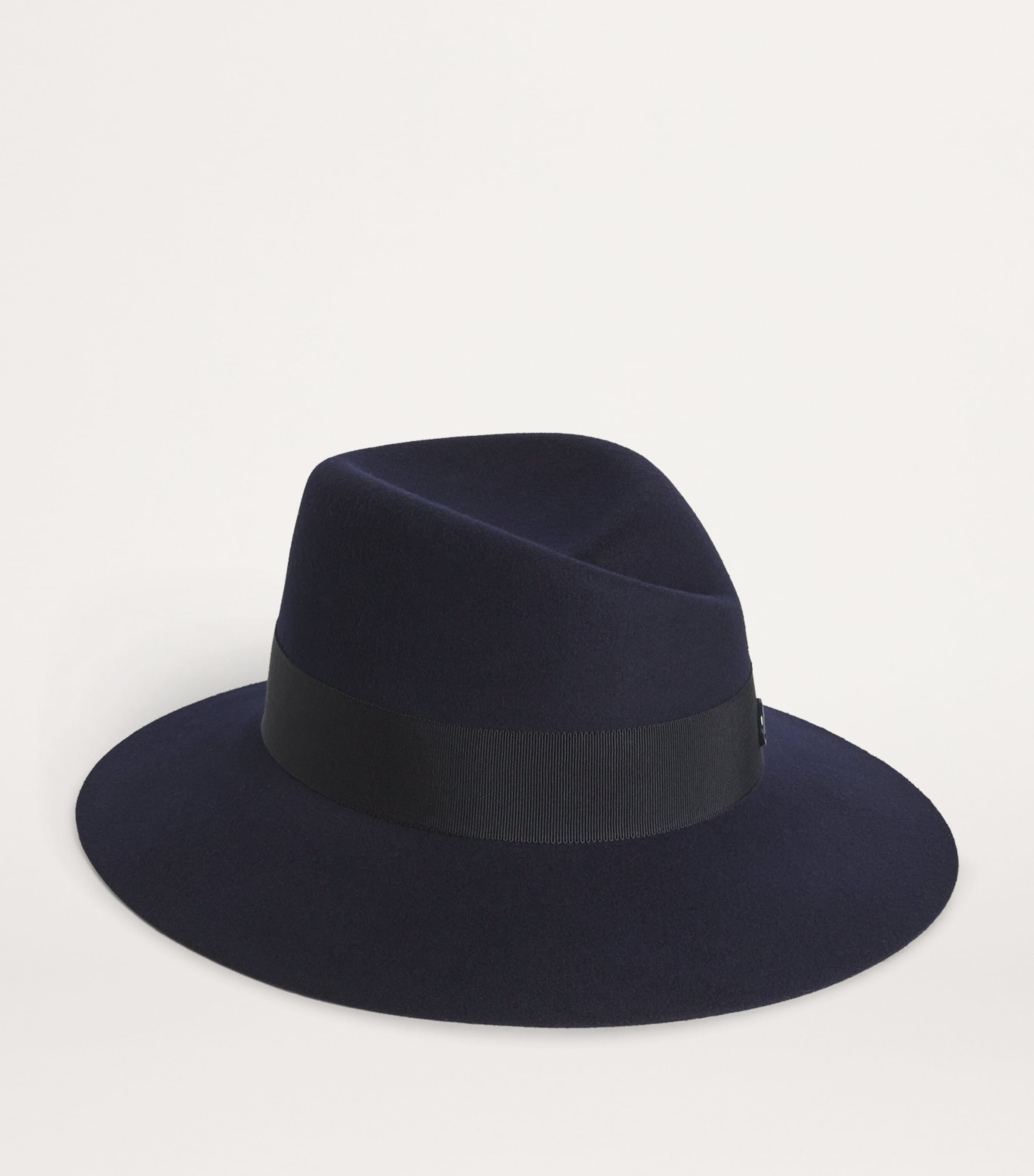 Virginie Fedora Hat NAVY Image 3