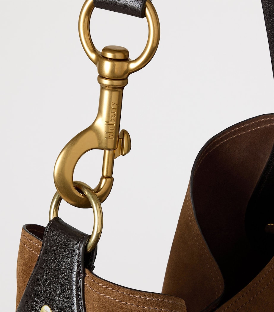 Suede Hackney Shoulder Bag VINTAGE OAK Image 5