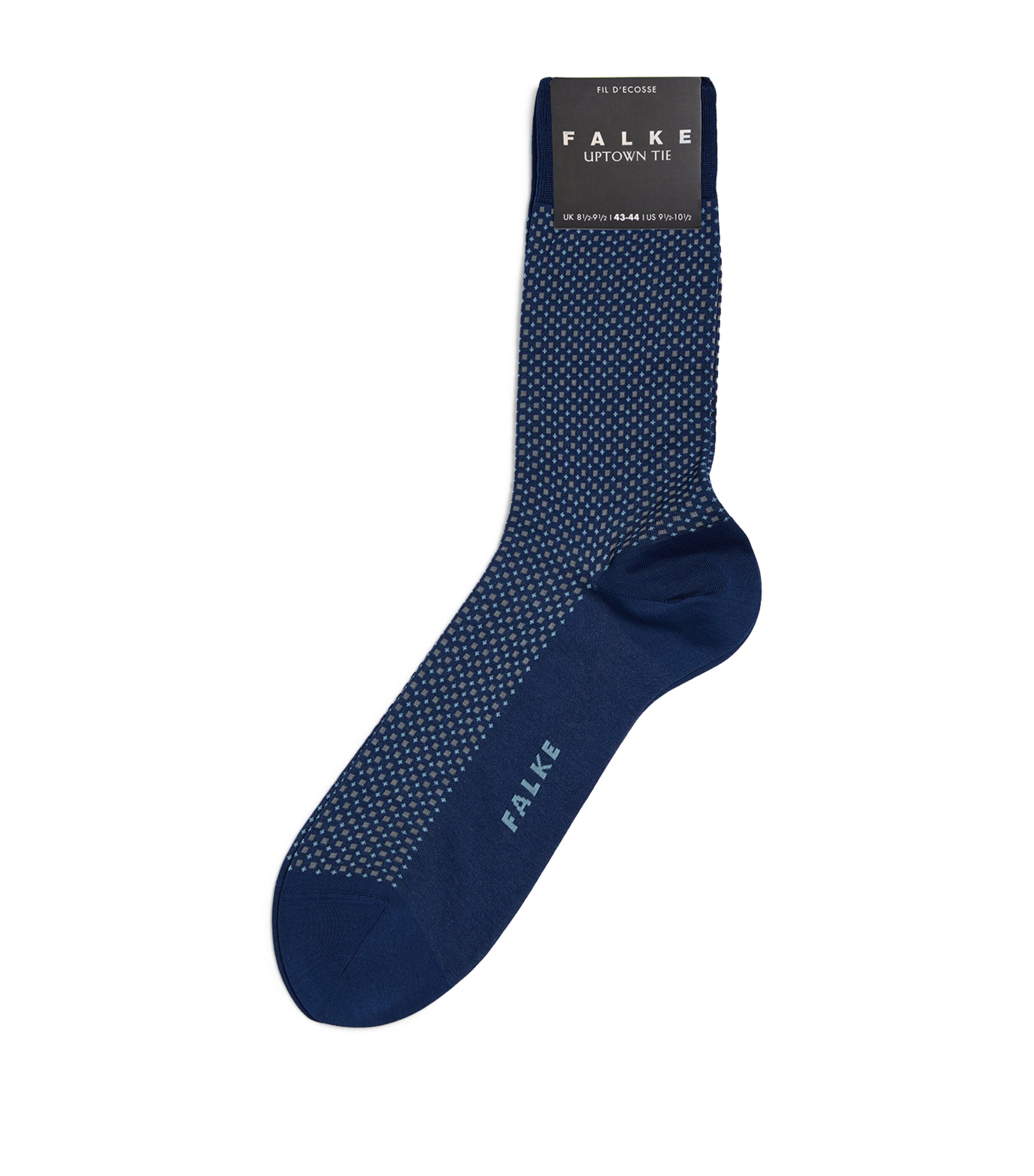 Falke Uptown Tie Socks In Navy