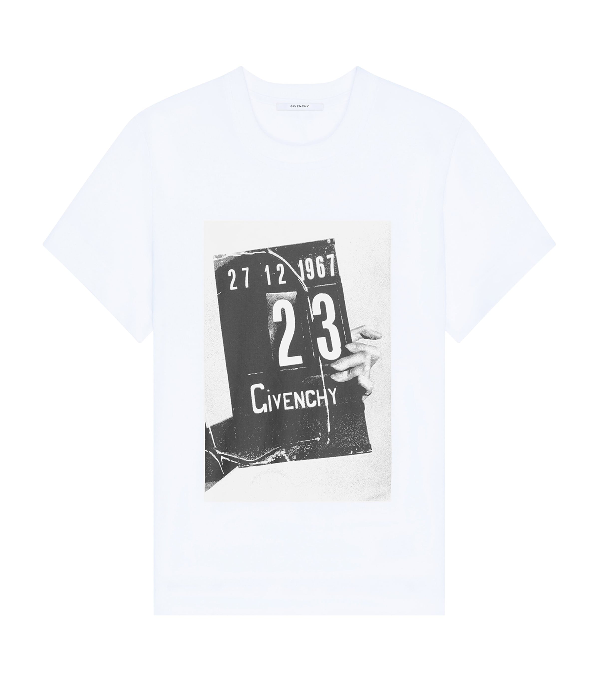 Clapperboard Print T-Shirt WHITE Image 1