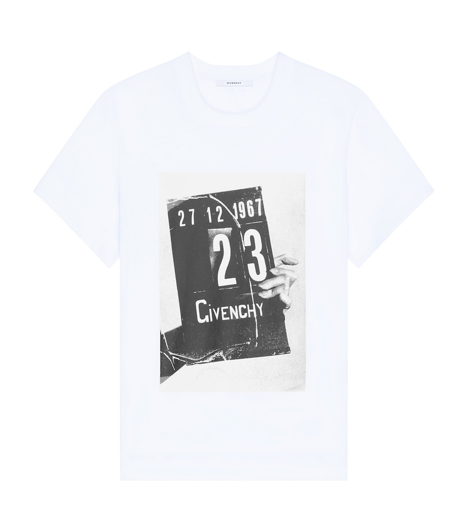 Clapperboard Print T-Shirt WHITE Image 1