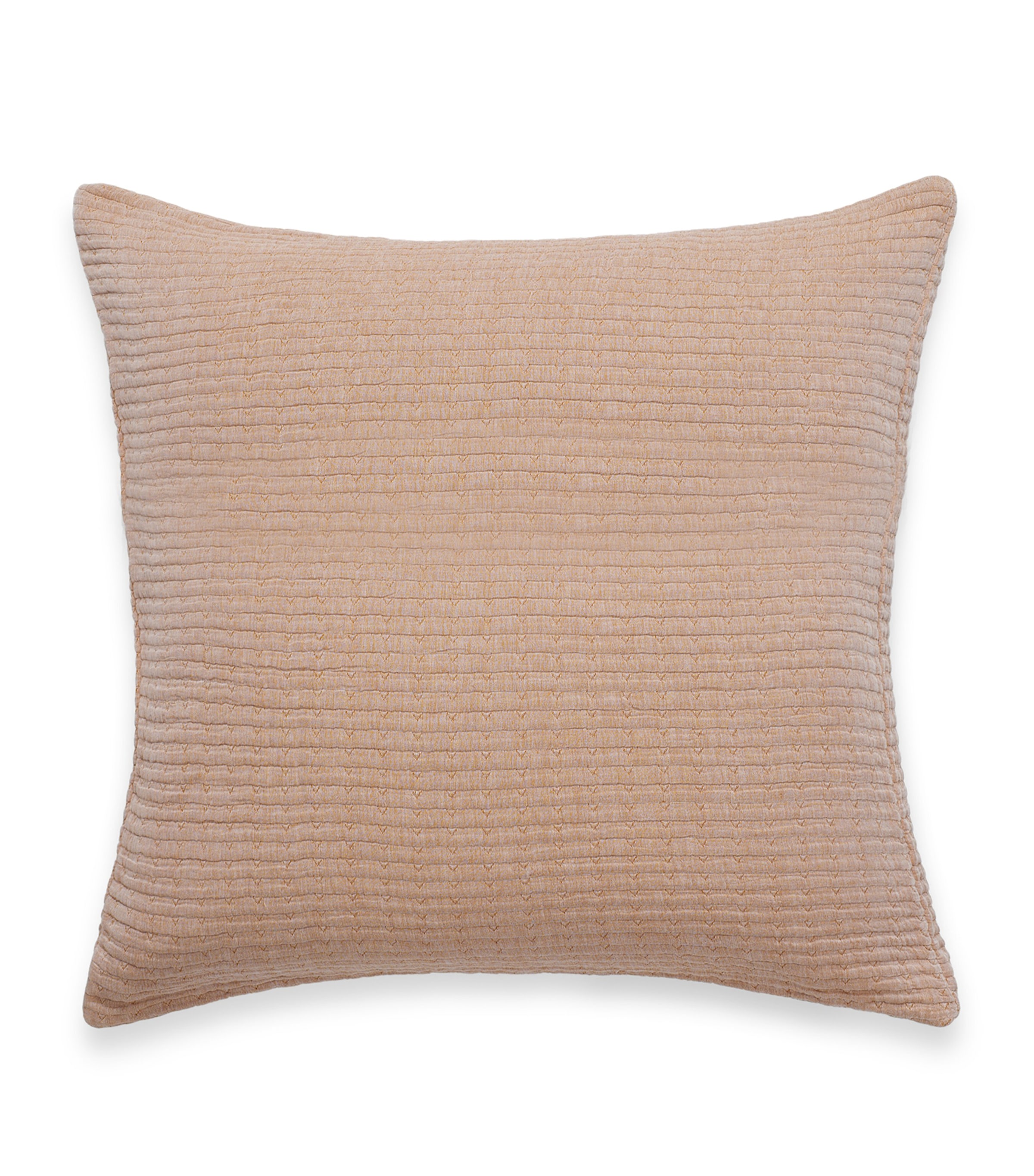 Hamam Cotton Airply Texture Square Pillowcase In Brown