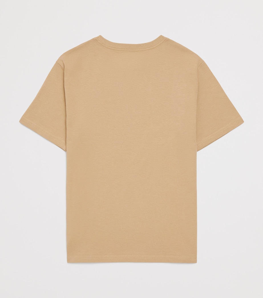 Cotton Short-Sleeve T-Shirt (7-14 Years) KHAKI Image 2