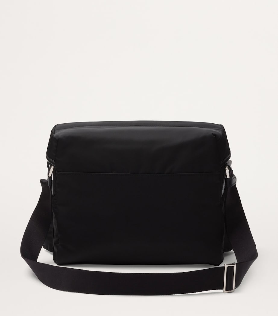 Re-Nylon and Saffiano Leather Shoulder Bag F0002 Image 4