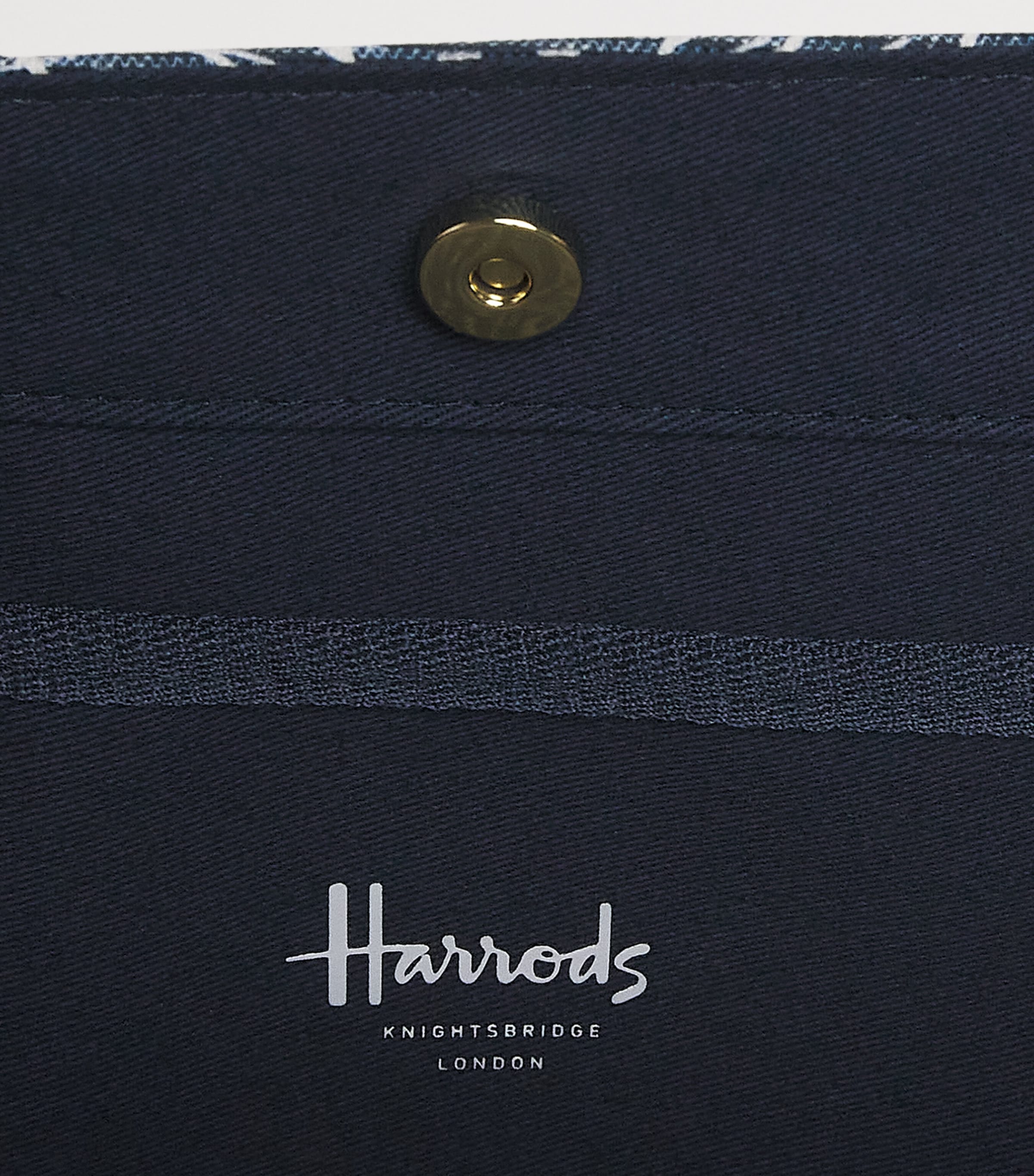 Harrods Small Knights of Brompton Tote Bag Multi Print Image 3
