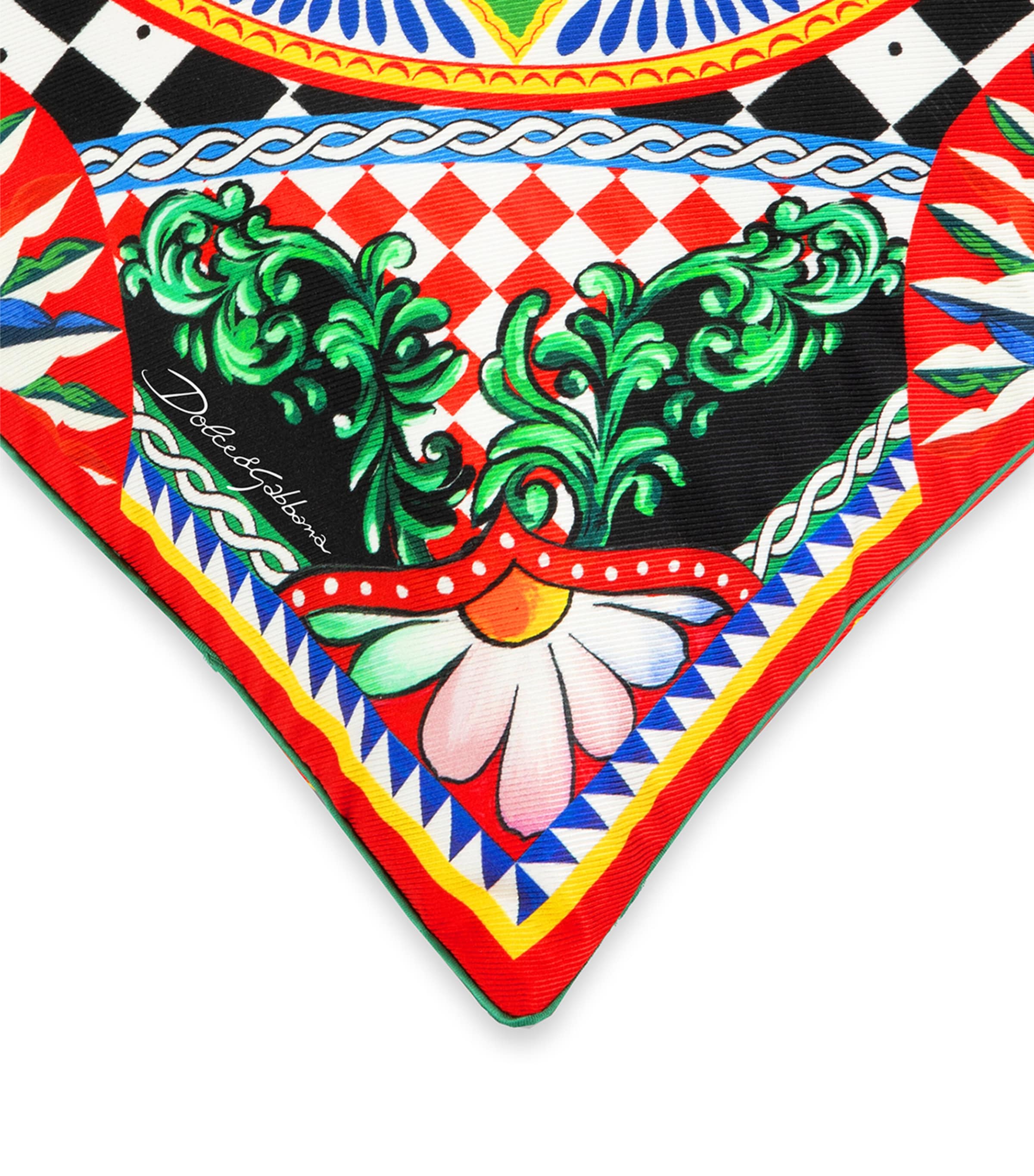 Silk Carretto Square Cushion (45cm x 45cm) UC079 CARRETTO MULTI Image 3