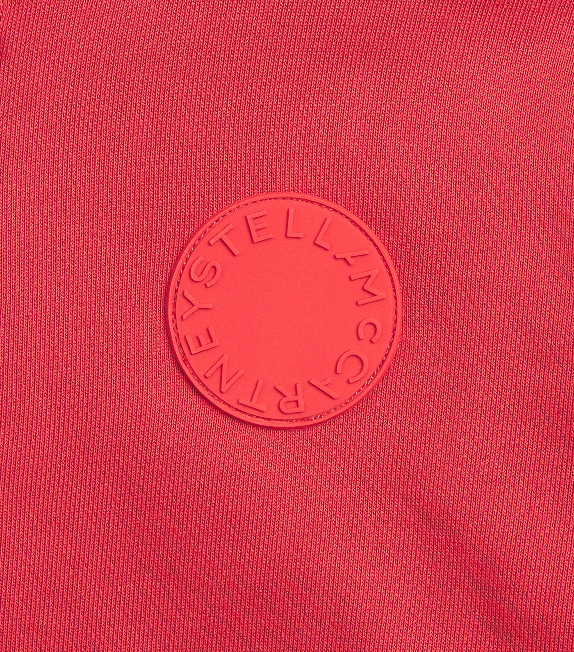 Stella McCartney Kids Cotton Zip-Up Hoodie (3-14 Years) Red Image 3