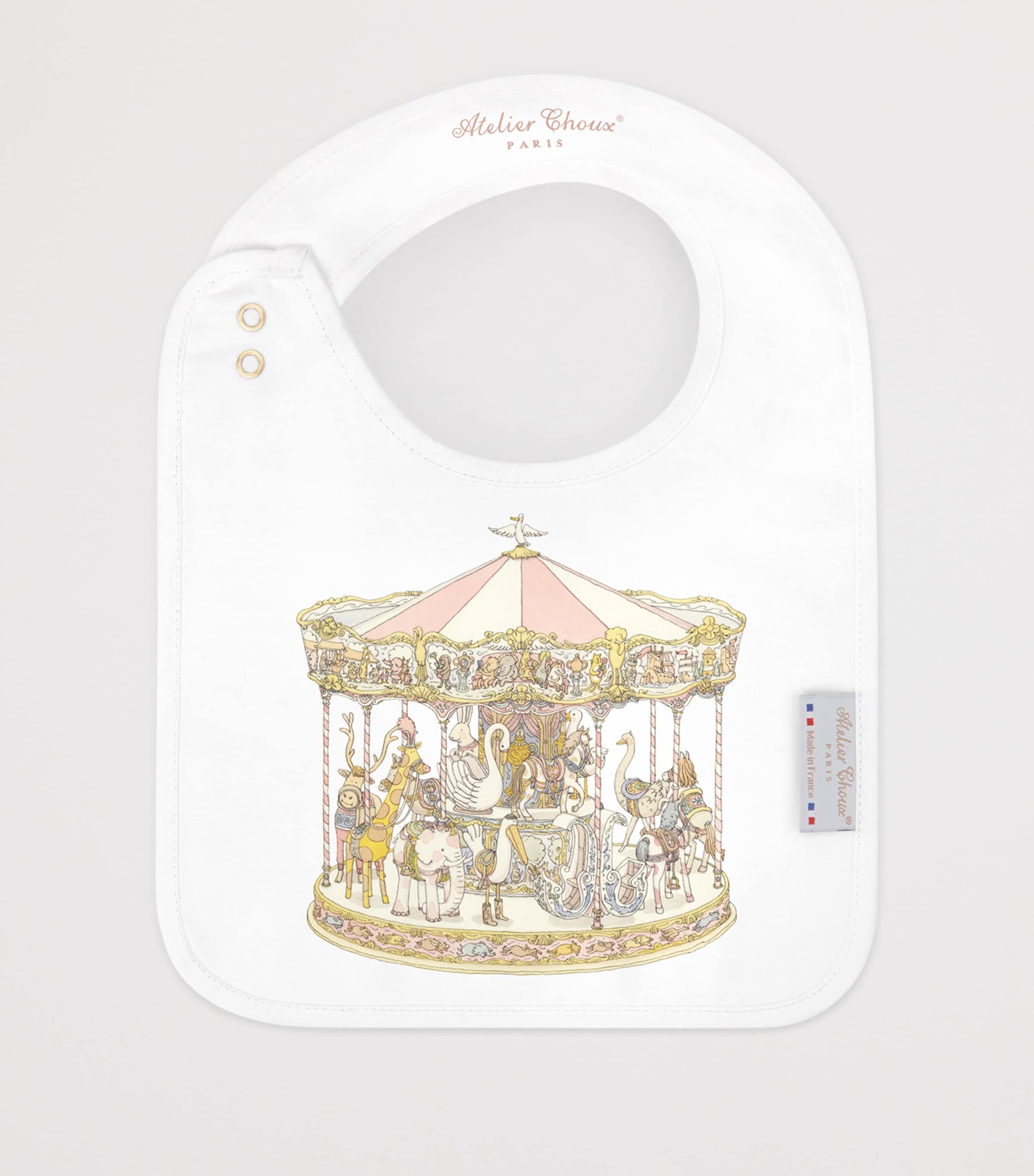 Carousel Blanket, Bib and Bag Gift Set MULTI Image 4