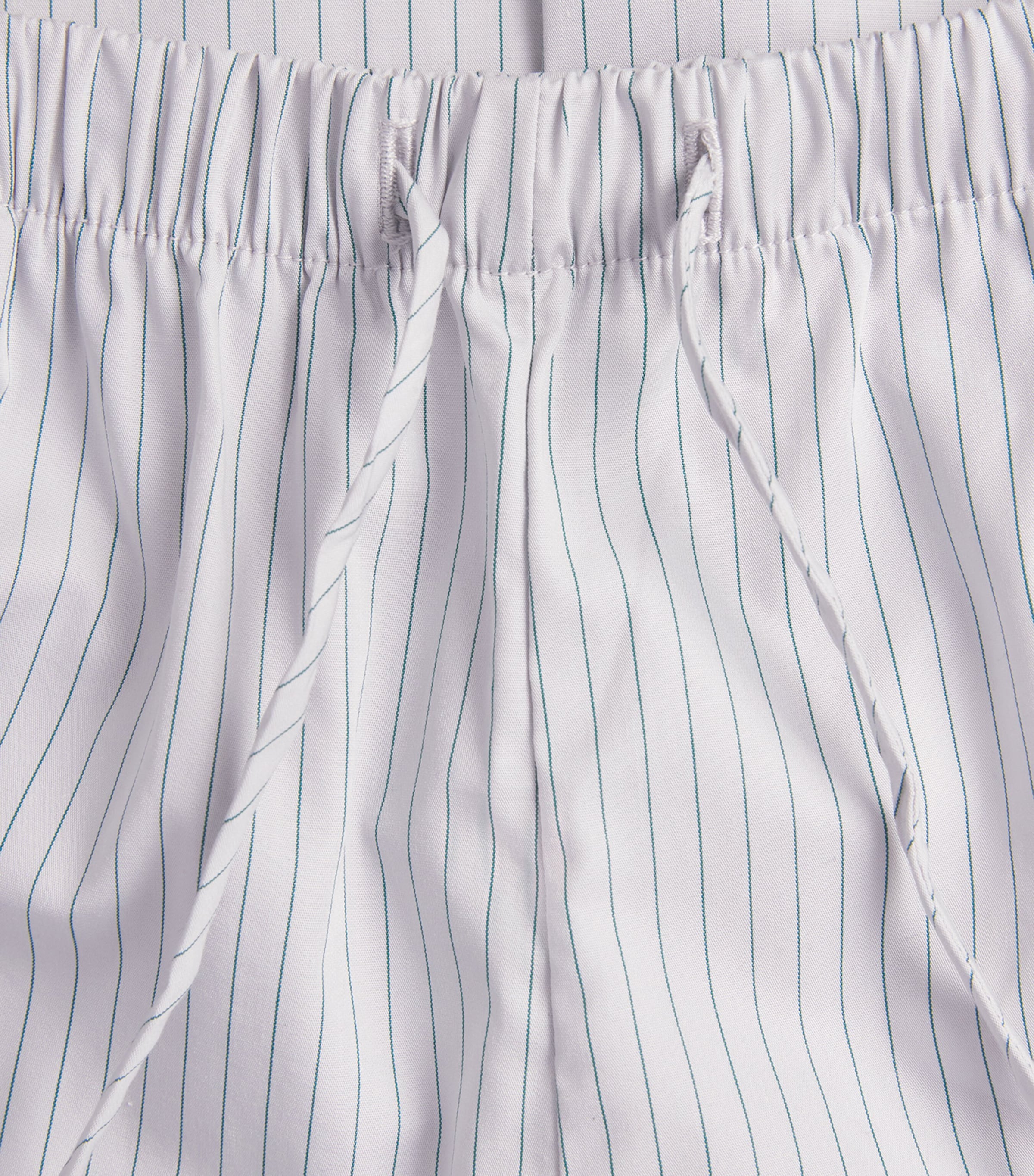 Cotton-Blend Stripe Yoshi Trousers DOVE/FOREST STRIPE Image 5