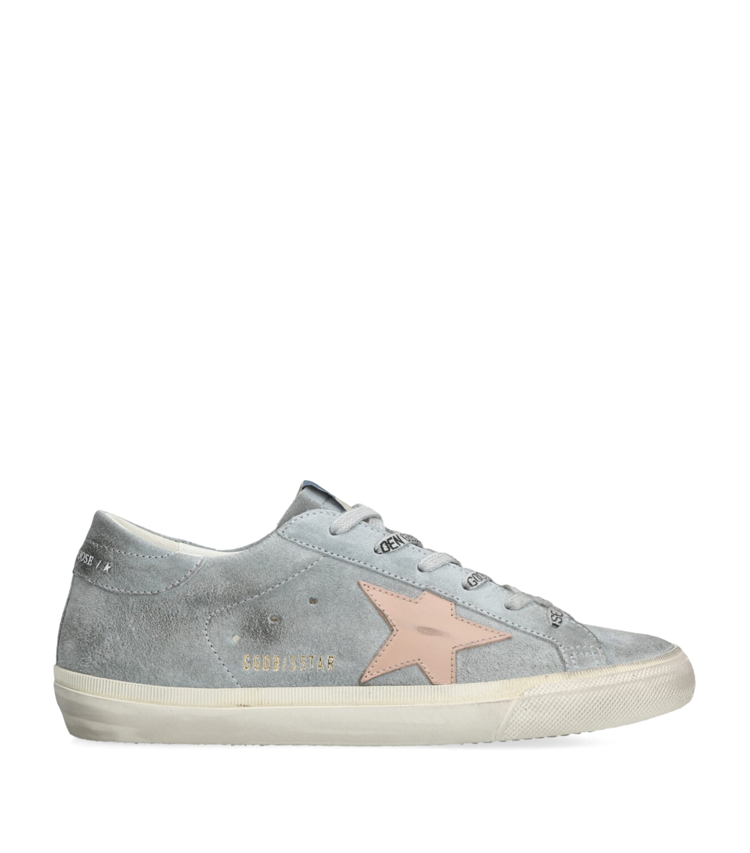 Shop Golden Goose Suede Super Star Sneakers