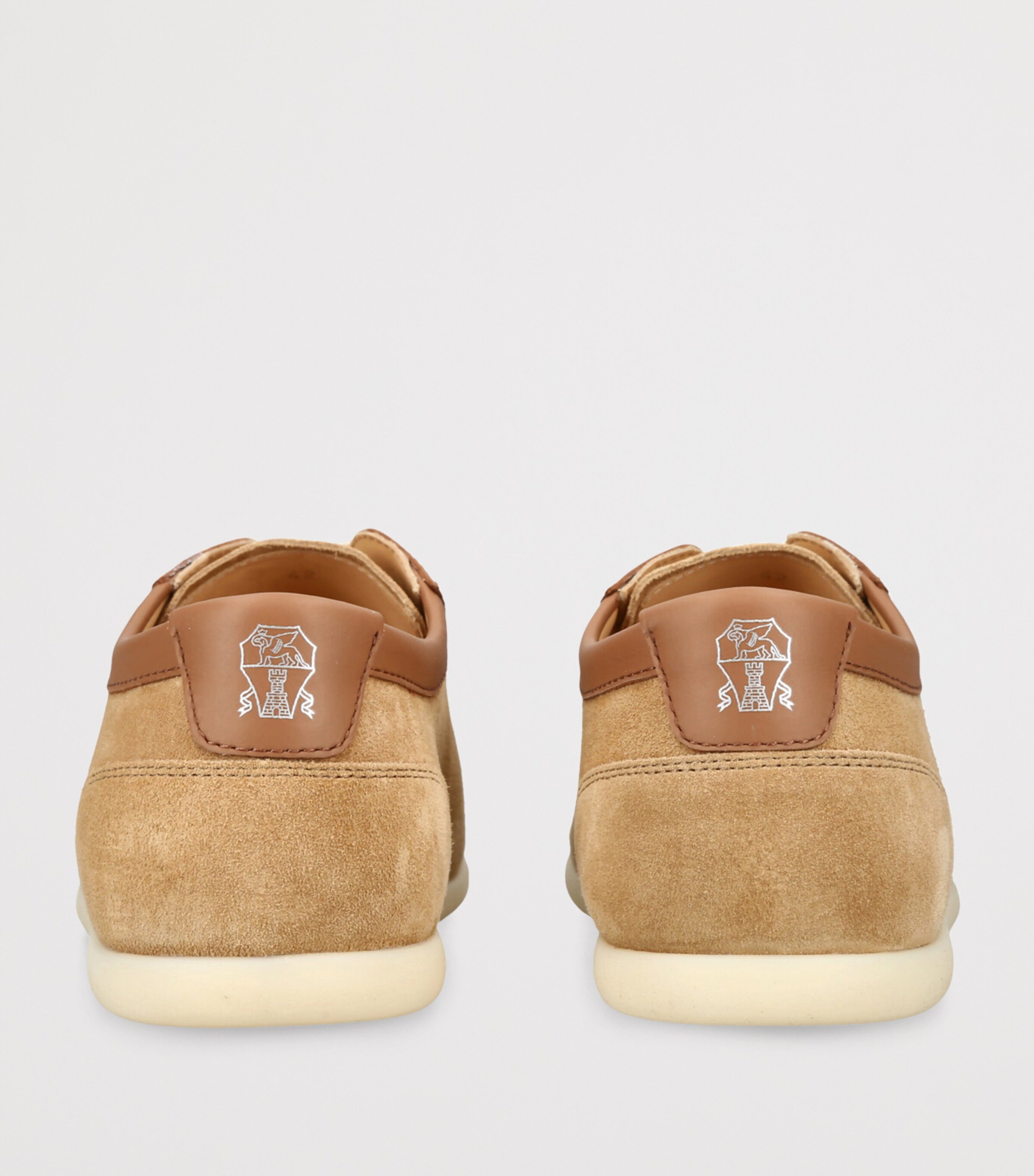 Suede Low-Top Sneakers GREY Image 2