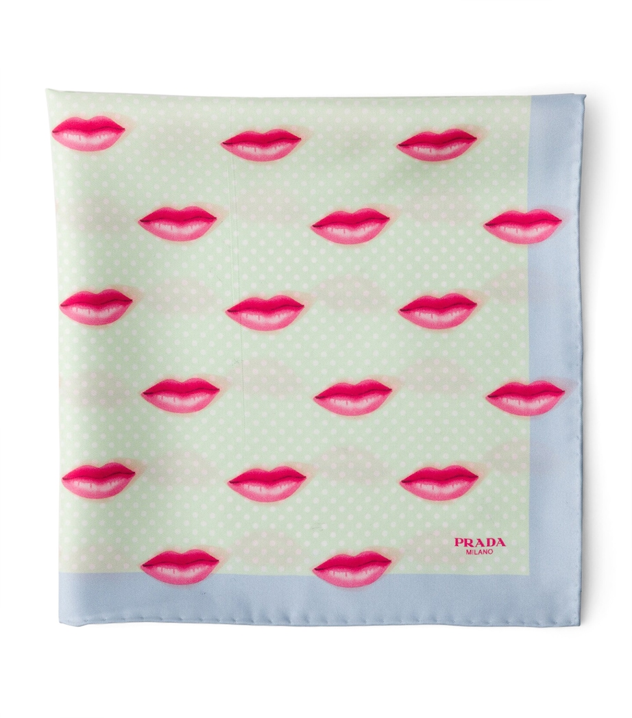 Prada Silk Twill Printed Scarf Image 1