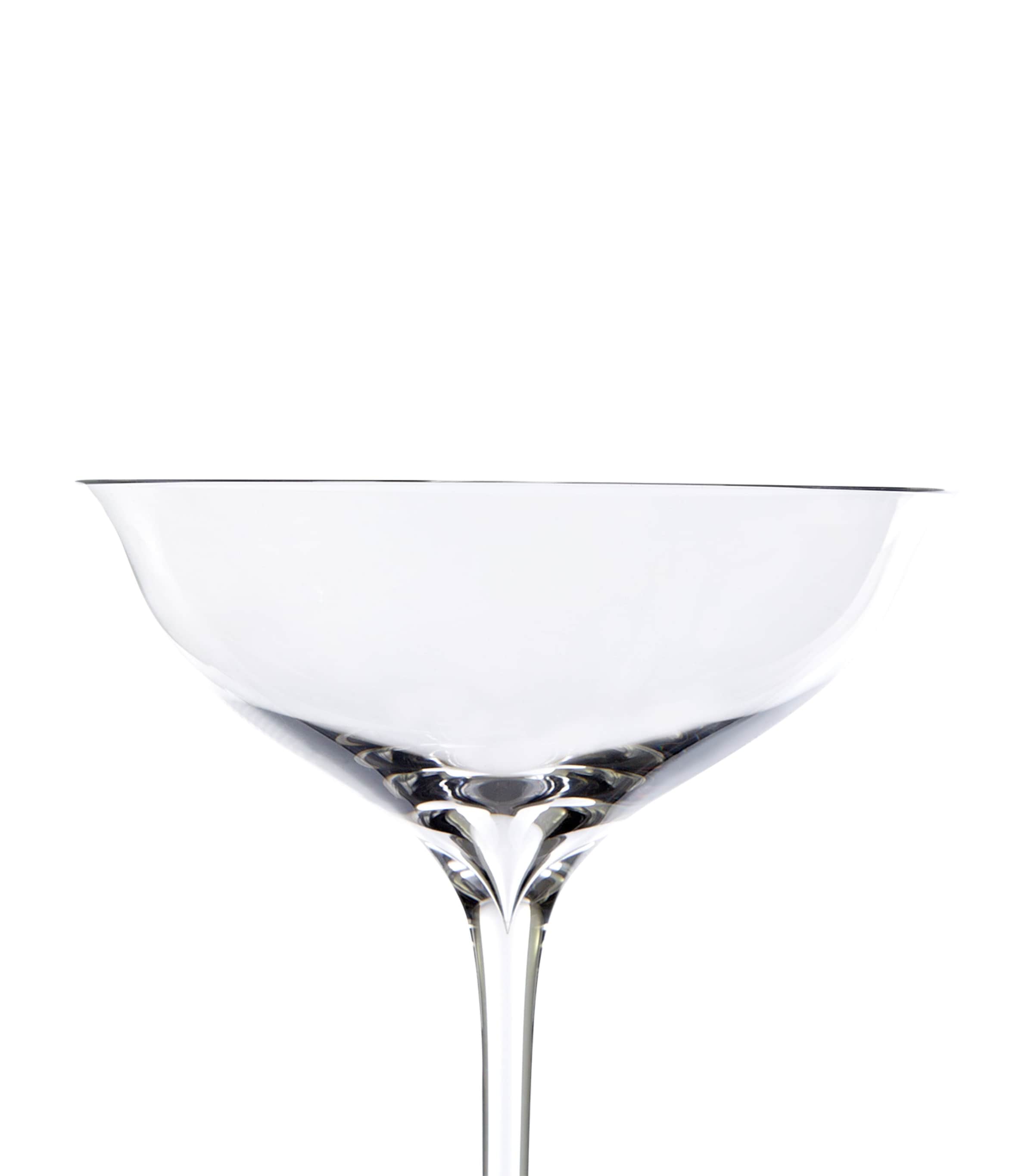 Set of 2 Elegance Champagne Belle Coupes CLEAR Image 2
