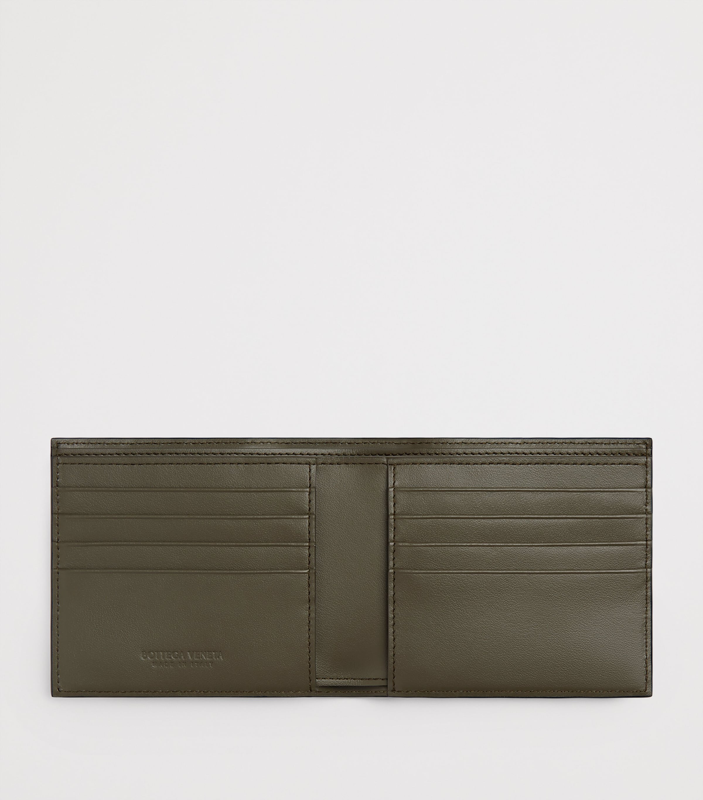 Bottega Veneta Leather Intrecciato Bifold Wallet Image 2