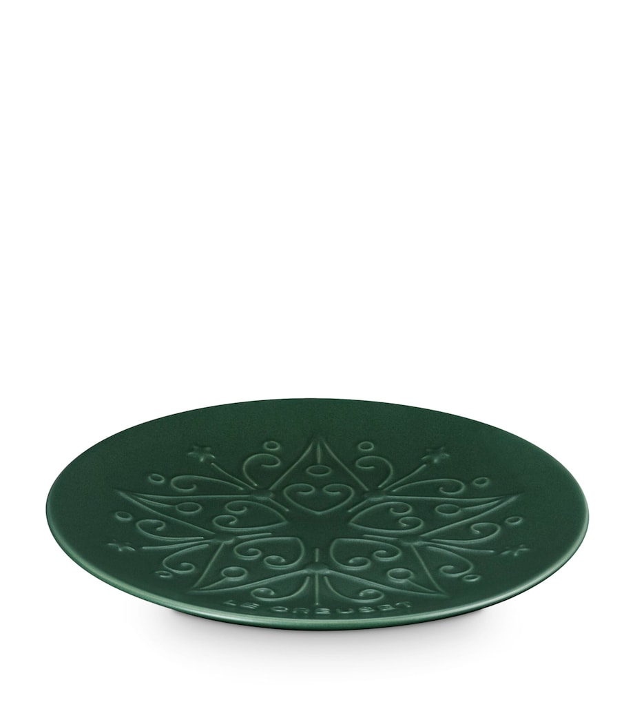 Le Creuset Stoneware L'Etoile Plate (19cm) Green Image 1