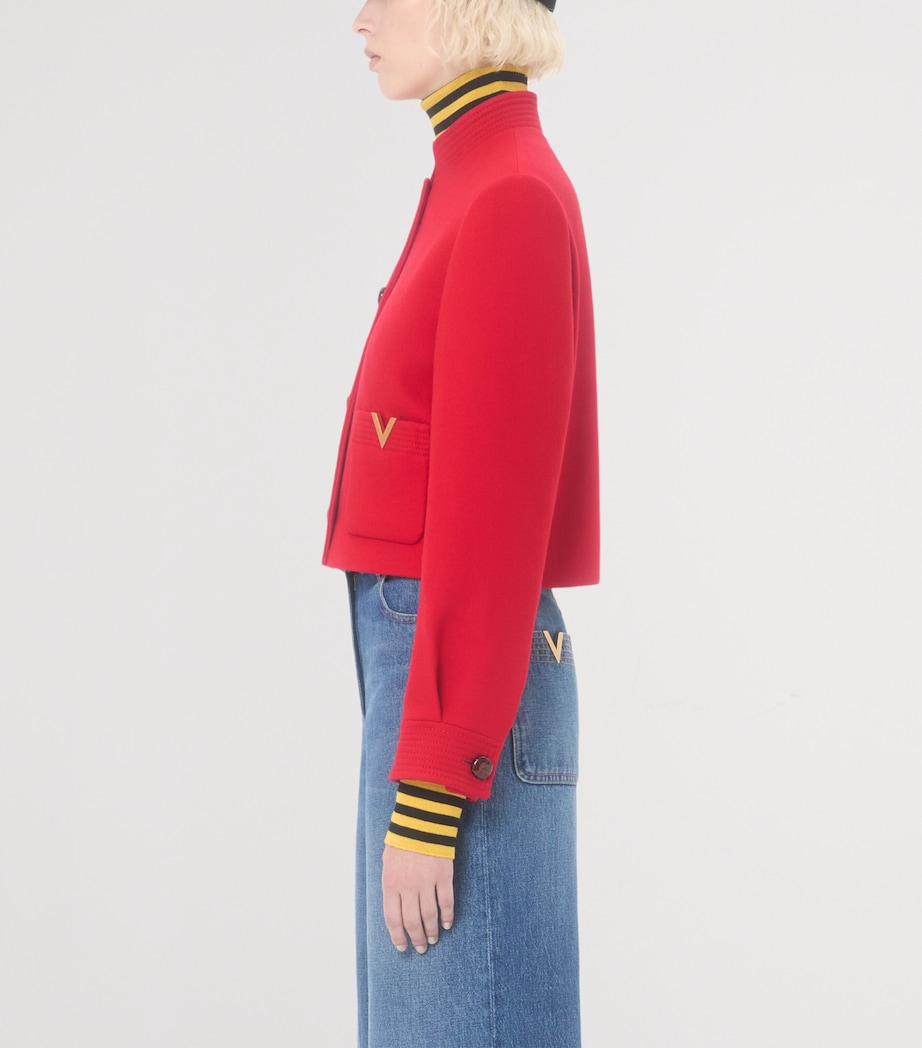 Wool-Silk Pea Coat 257 Image 3