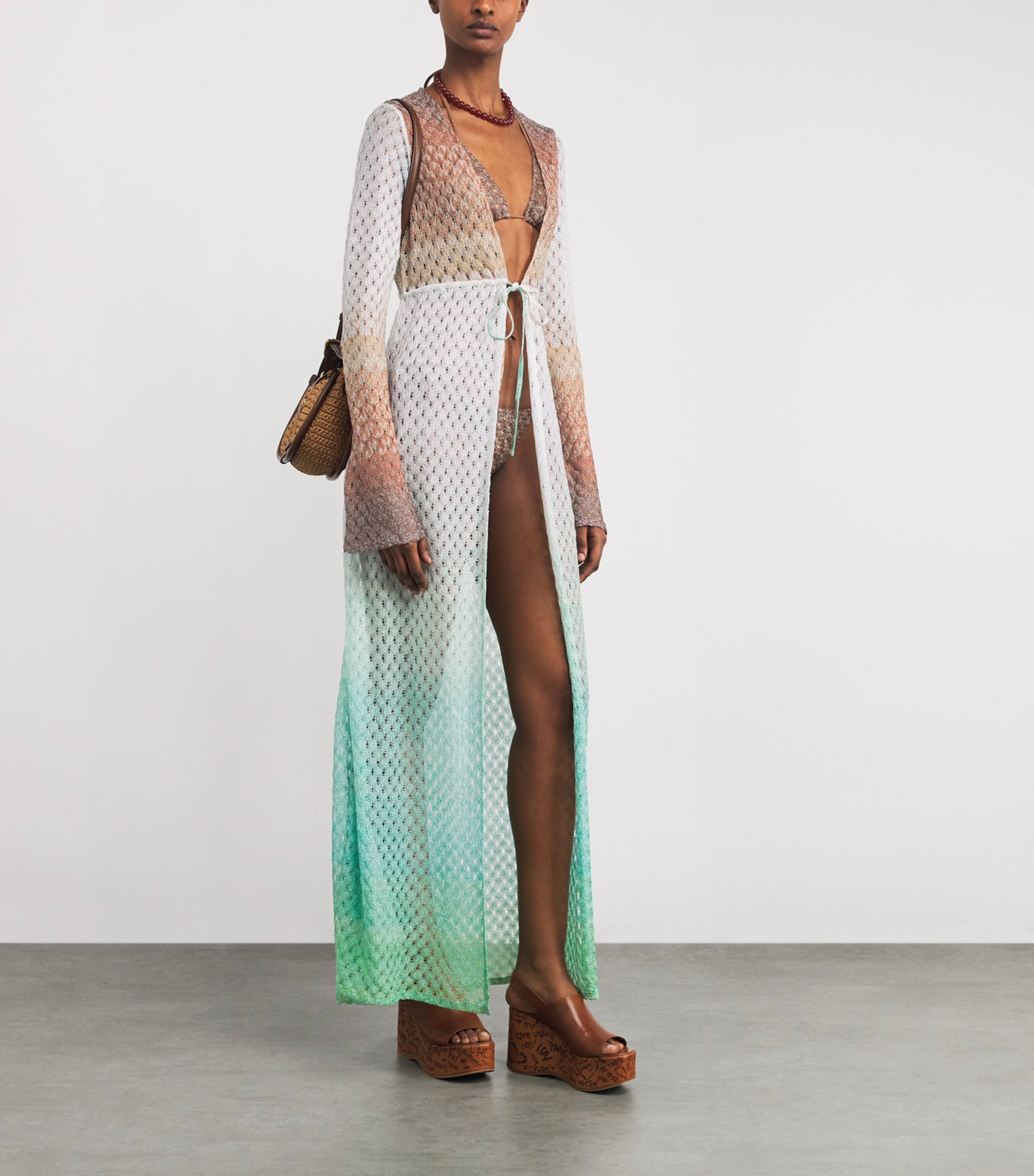 Ombré Beach Cover-Up S6162 GREEN TONES Image 2