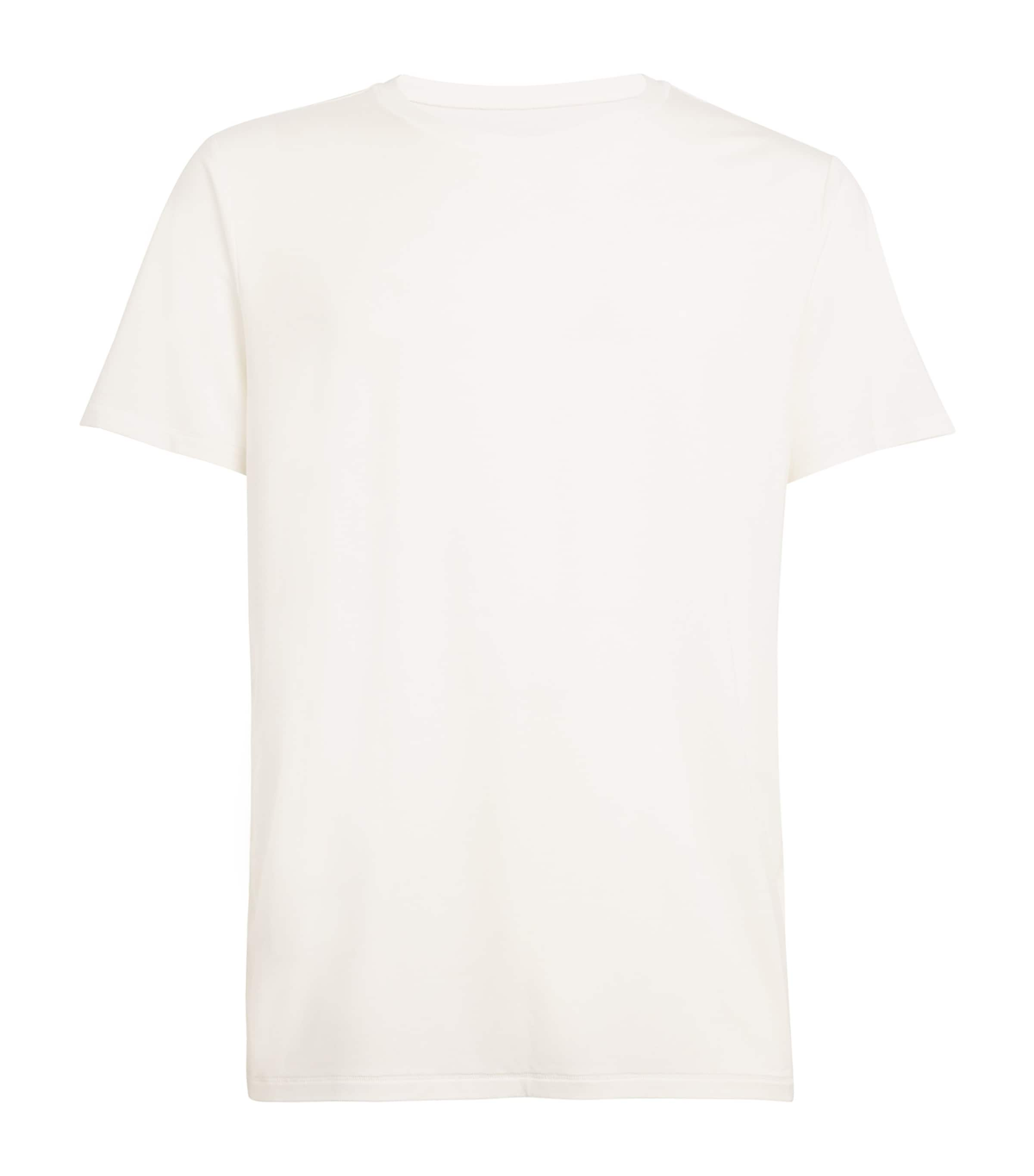 Skims Stretch T-shirt In White