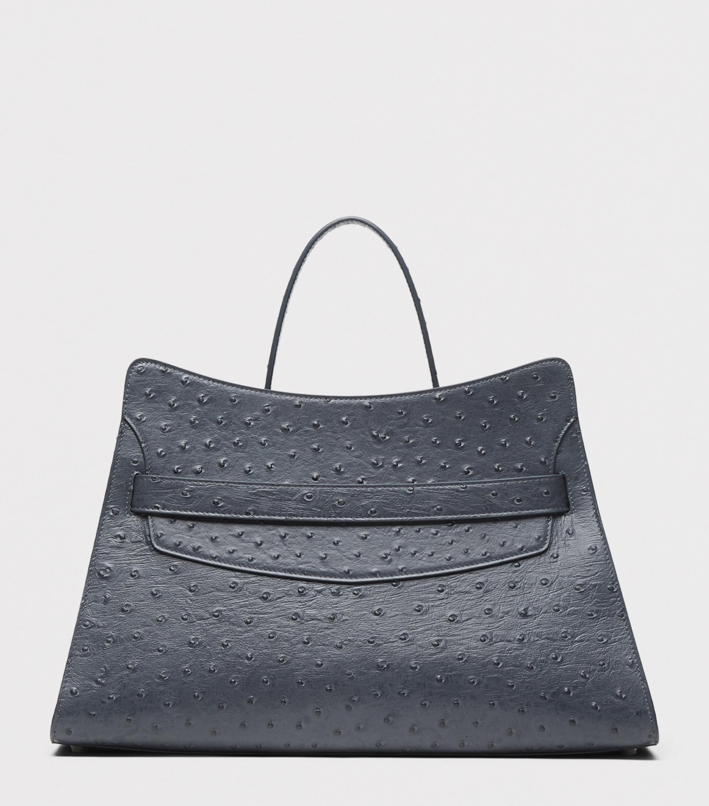 McQueen Calfskin Locke Top-Handle Bag Image 5
