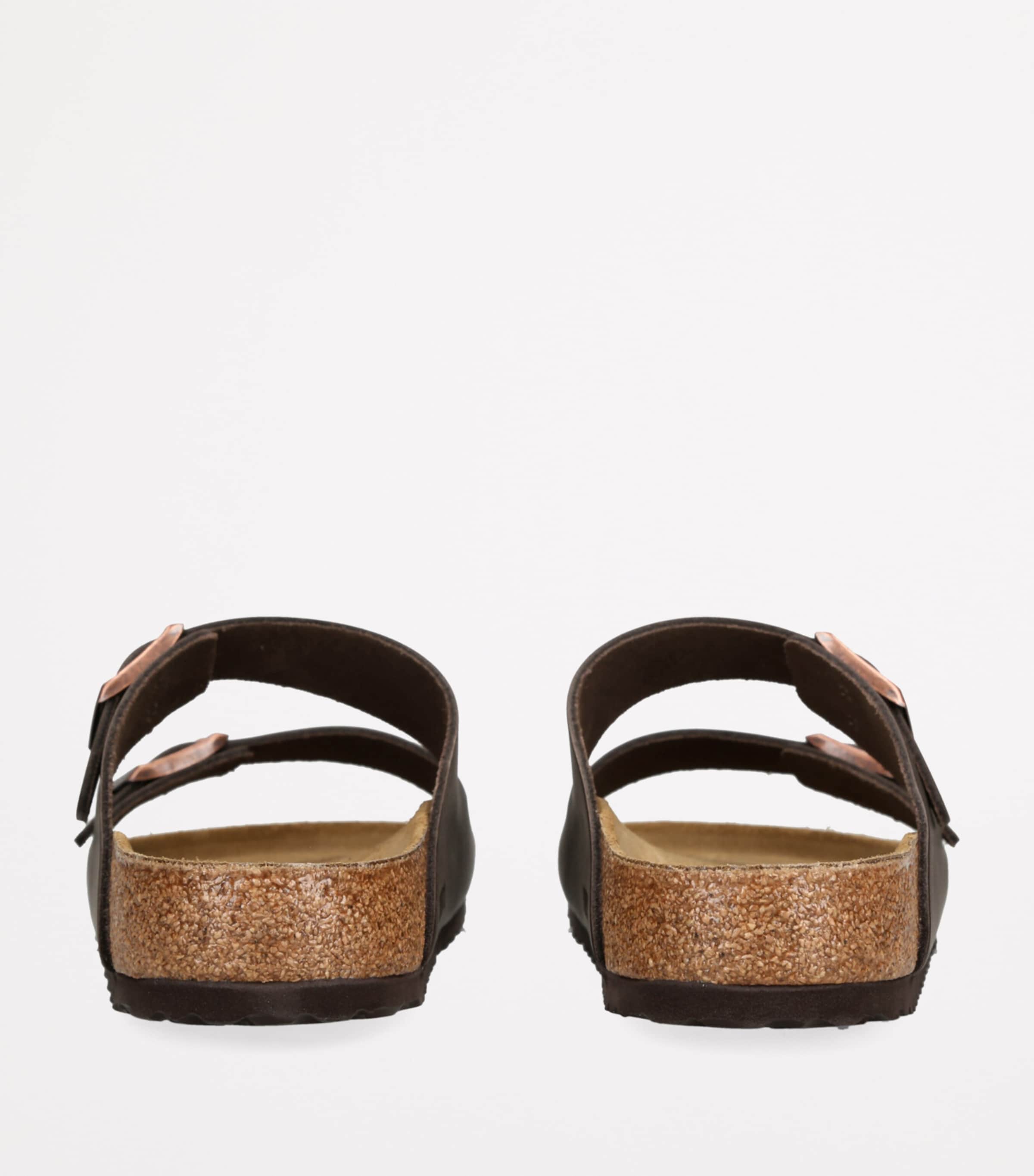 Leather Arizona Sandals DARK BROWN Image 3