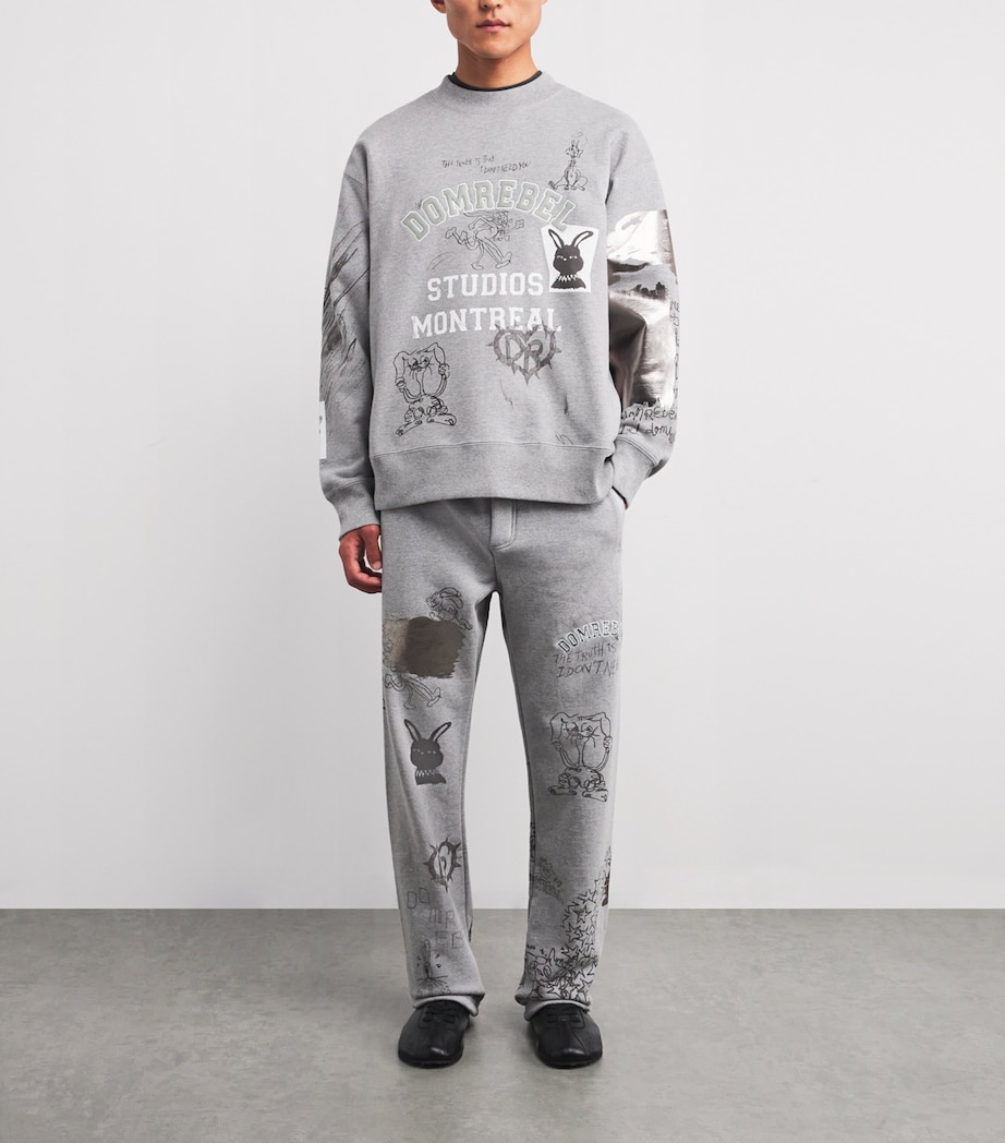 Cotton College Logo Sweatshirt HEATHER GREY Image 2